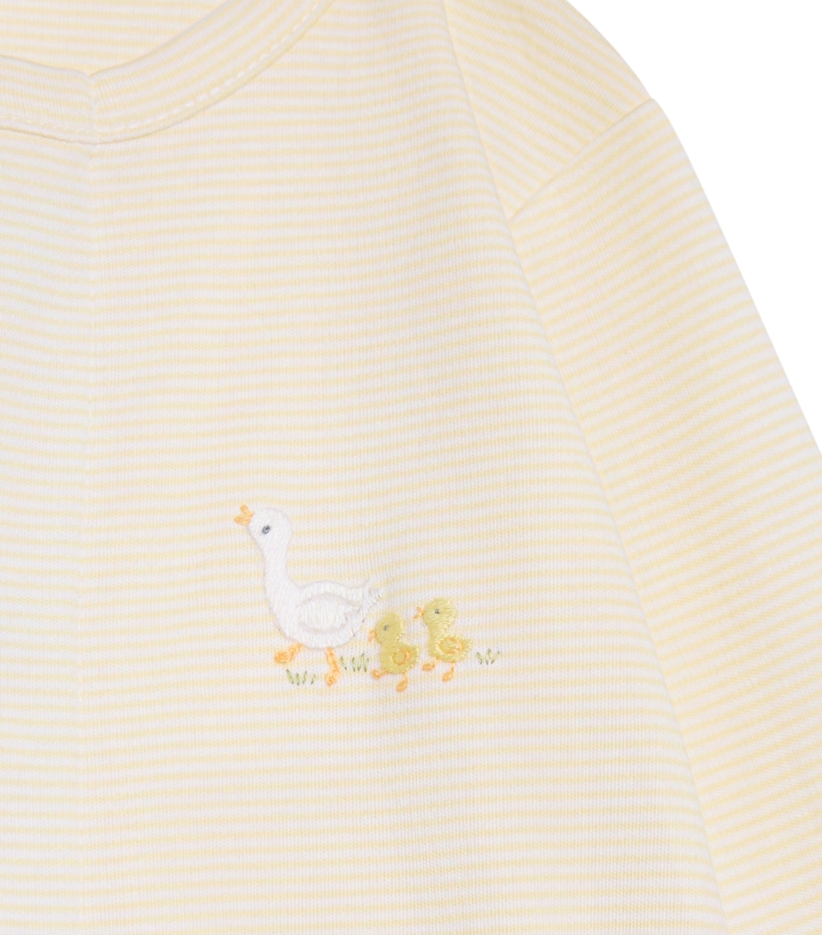 Pima Cotton Duckling All-In-One (Newborn - 6 Months) K700YELLOW Image 2