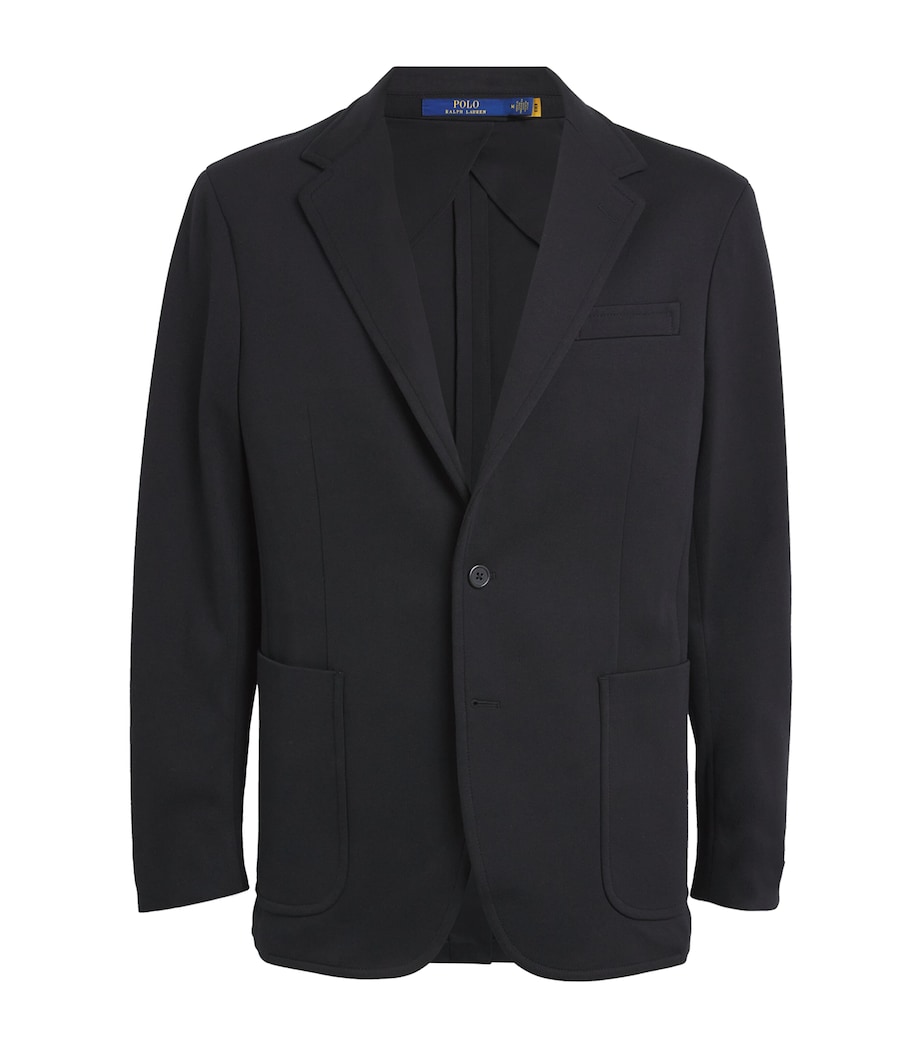 Double-Knit Blazer BLACK Image 1