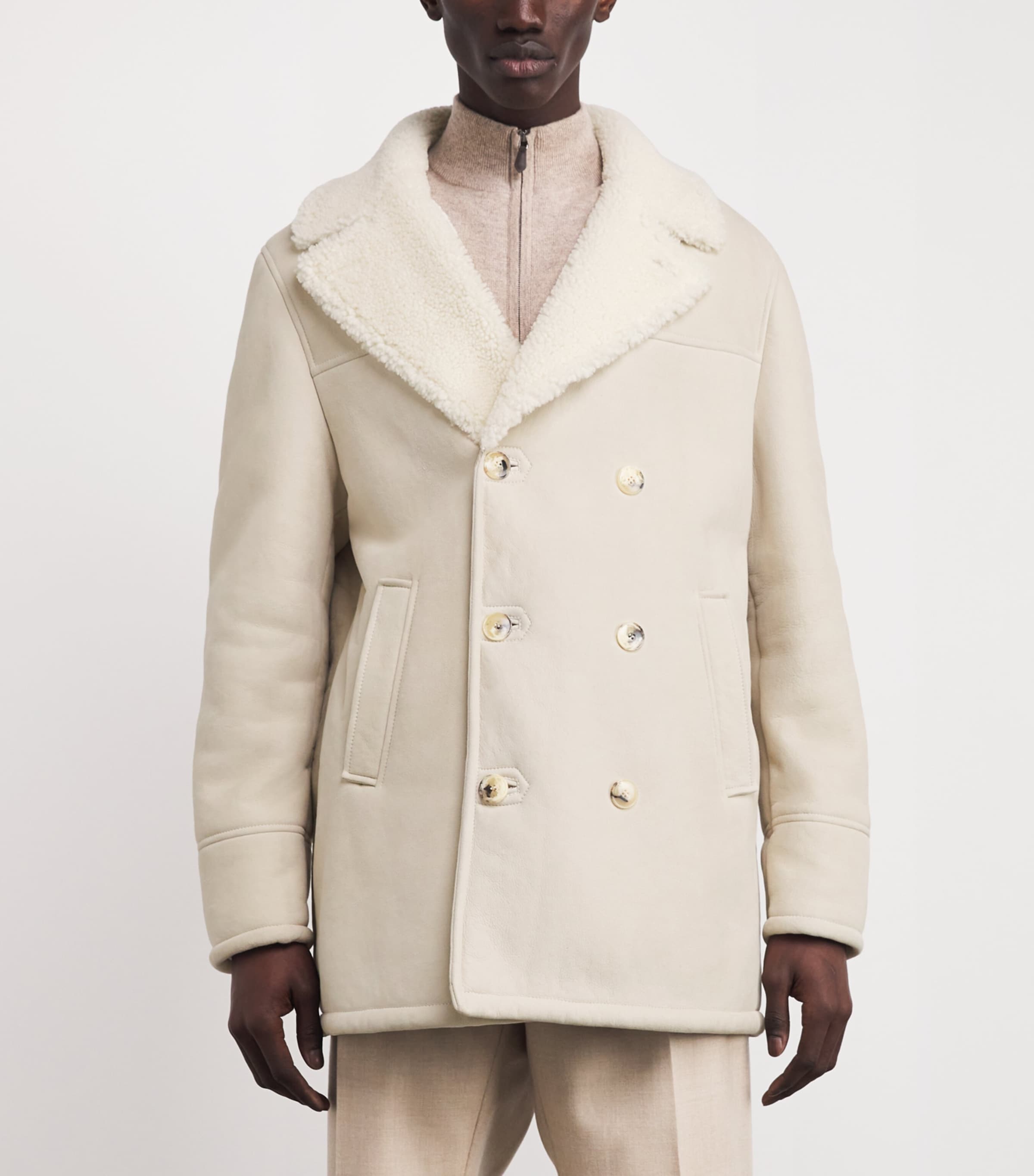 Goatskin Pea Coat 701 Image 3