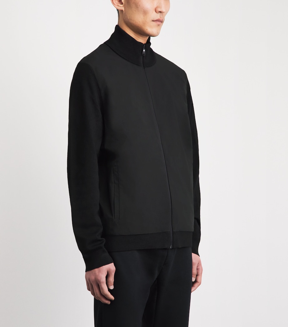 Momentum Zip-Up Jacket 001 BLACK Image 4