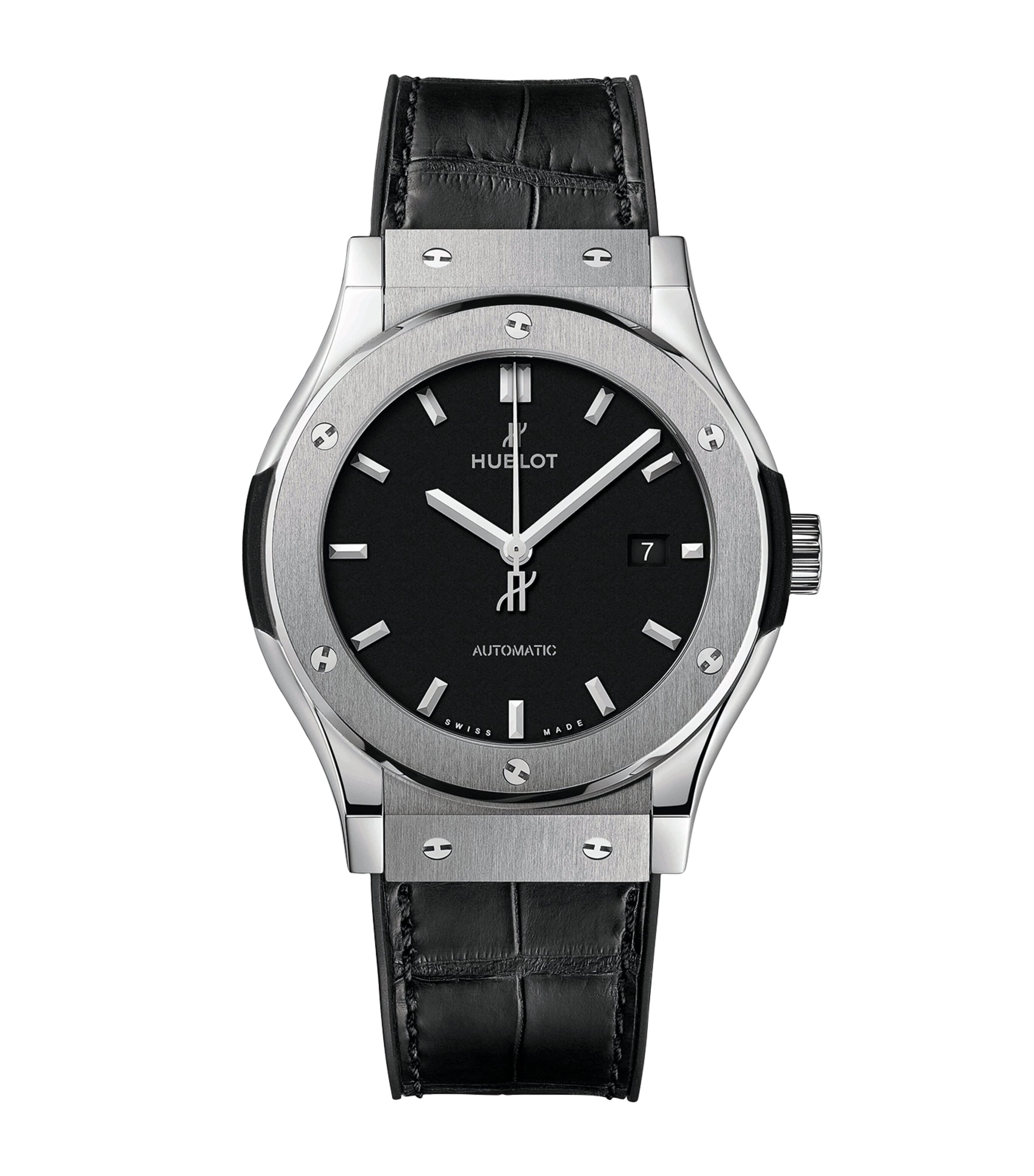 Hublot Titanium Classic Fusion Racing Grey Watch In Black