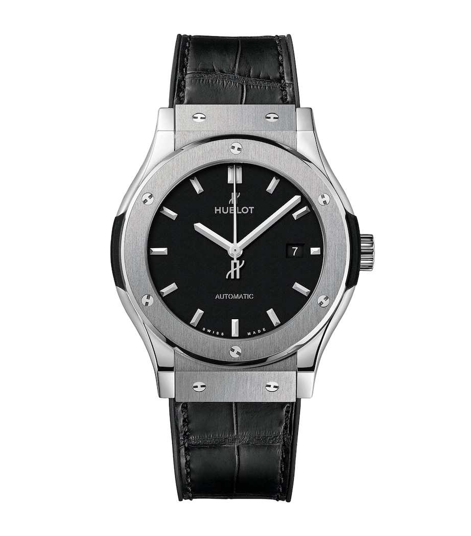 Titanium Classic Fusion Racing Grey Watch 42mm BLACK Image 1