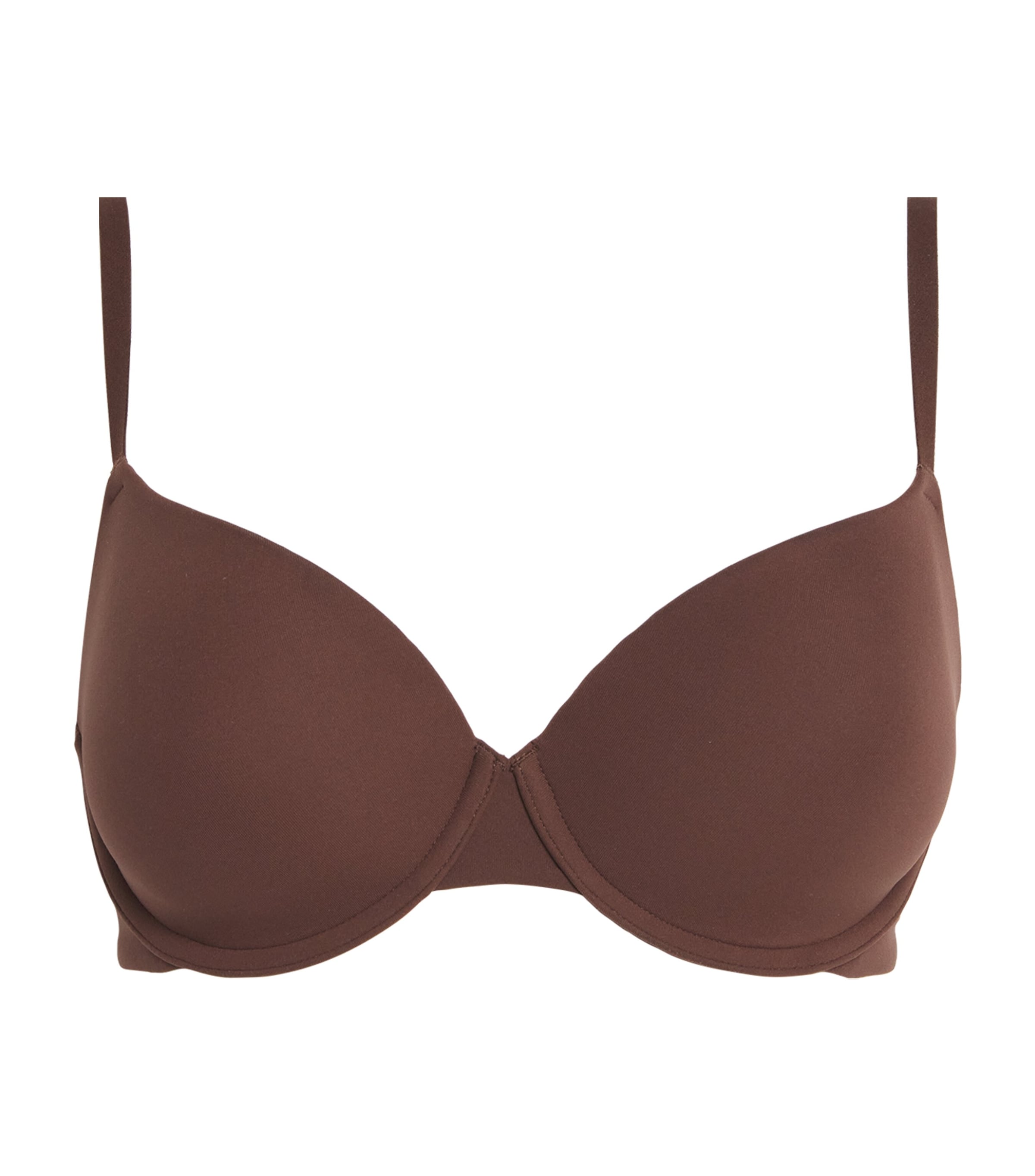Skims Fits Everybody T-shirt Bra In Brown