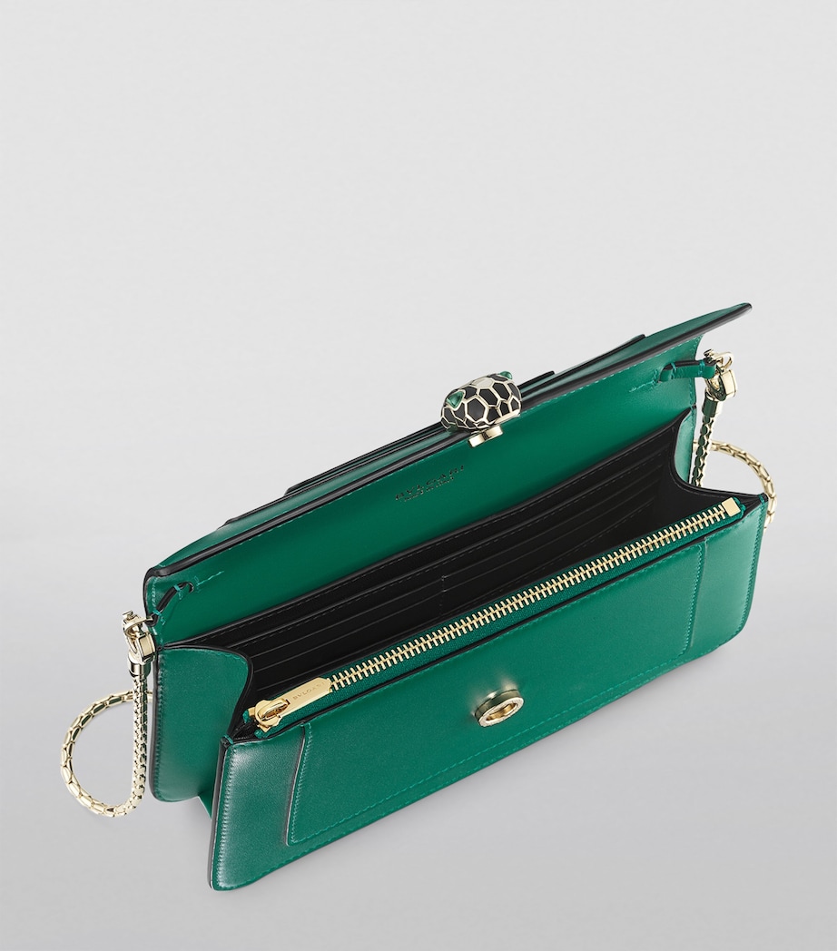Serpenti Forever Chain Wallet GREEN LIGHT Image 6