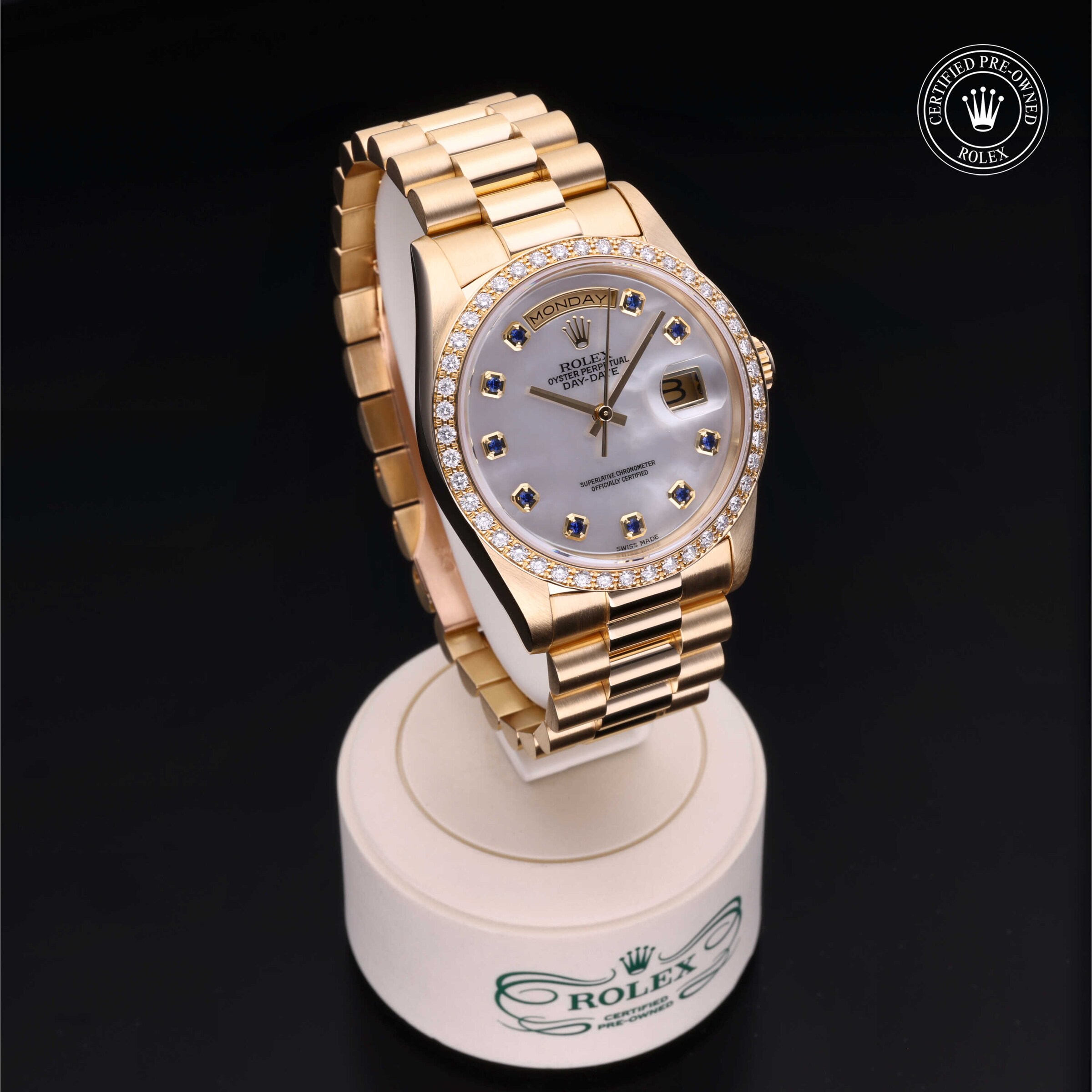 Model image: rolex-certified-pre-owned-Oyster Perpetual Day-Date-36mm-18ct Yellow Gold-1980s-18348