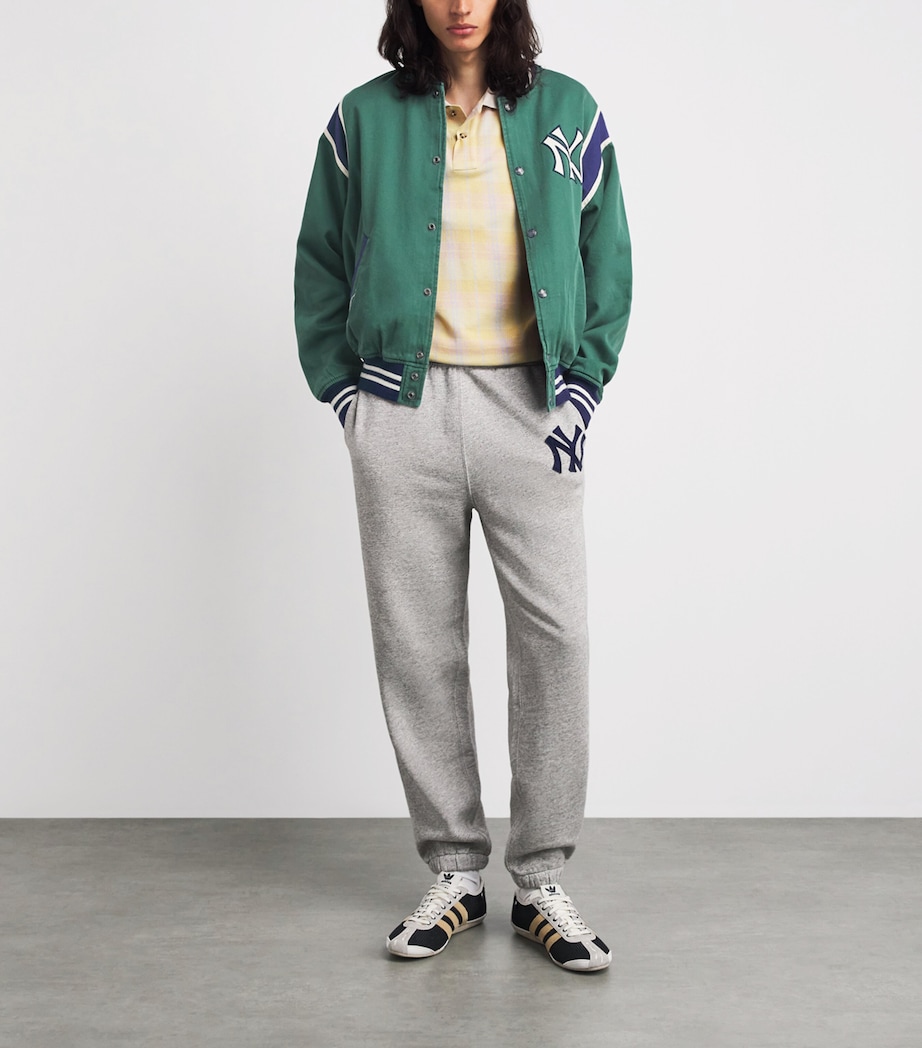Polo Ralph Lauren Mens x Yankees Cotton Bomber Jacket Washed Forest Image 2