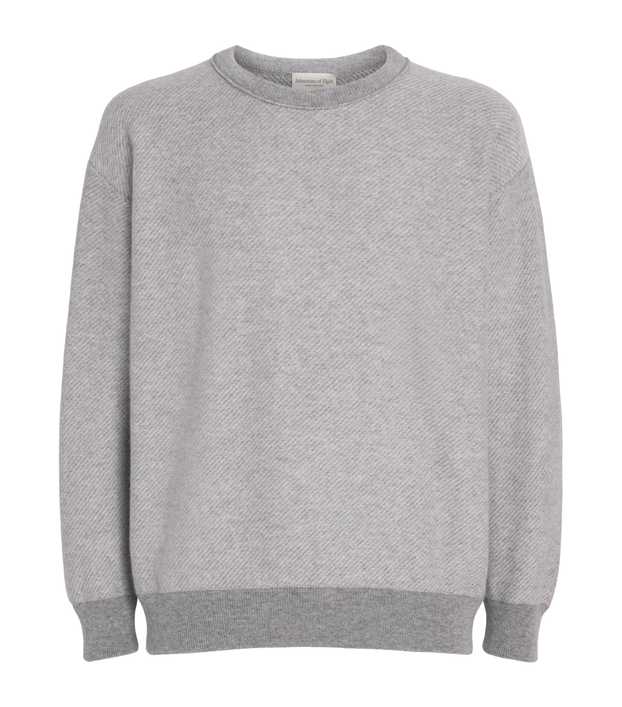 Cashmere Tweel Lidell Sweater Q25942 STORM GREY Image 1