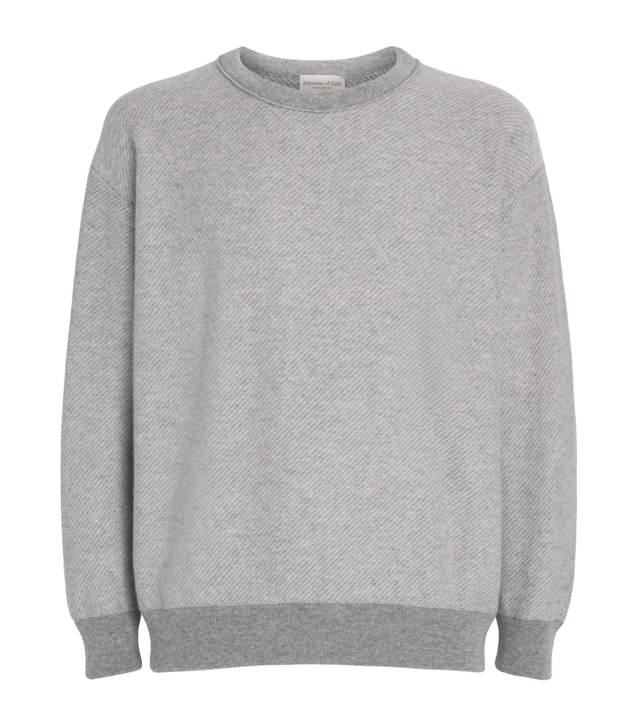 Cashmere Tweel Lidell Sweater Q25942 STORM GREY Image 1