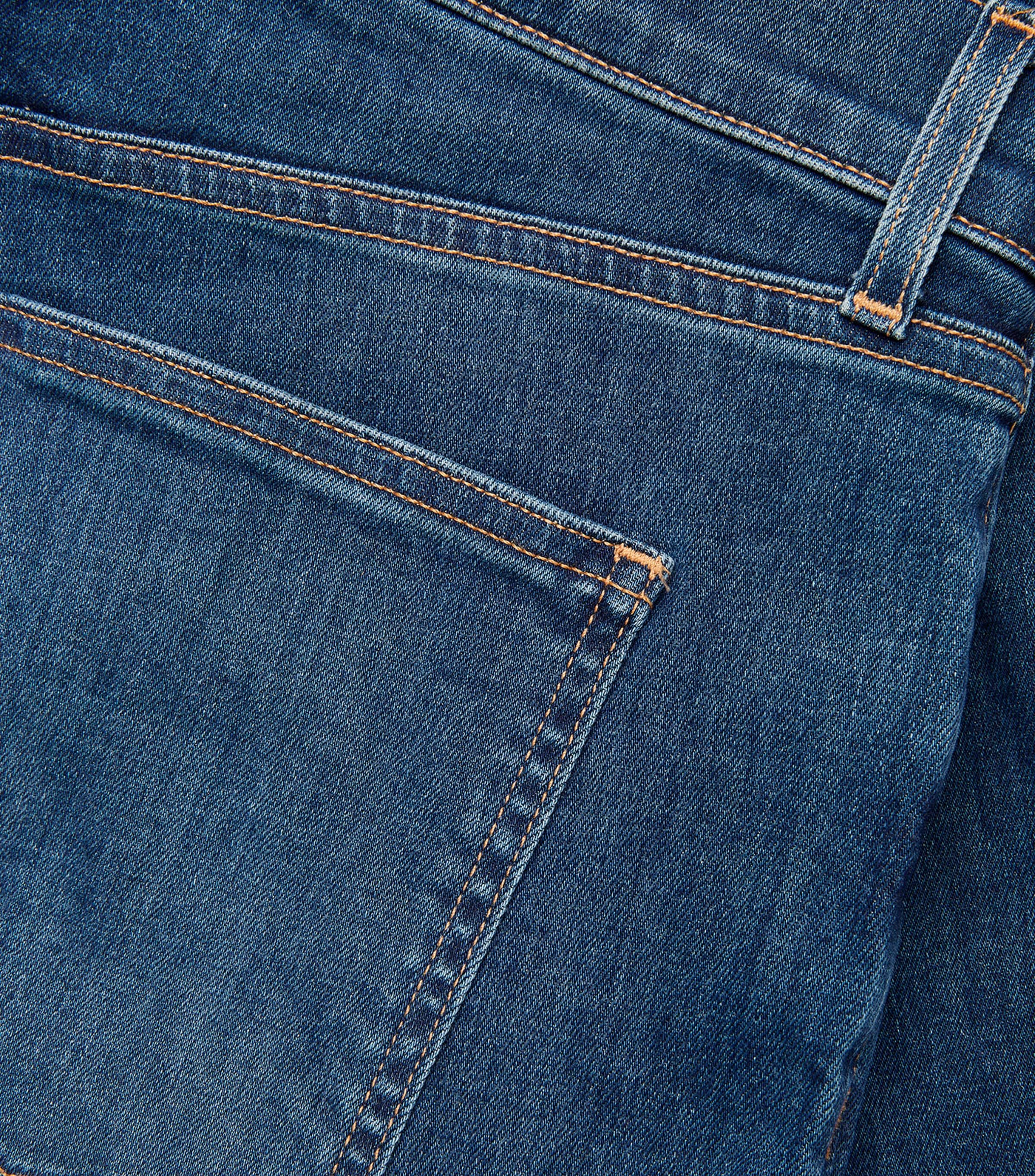 Veronica Beard Womens Beverly High-Rise Flared Jeans Bright Blue Image 4