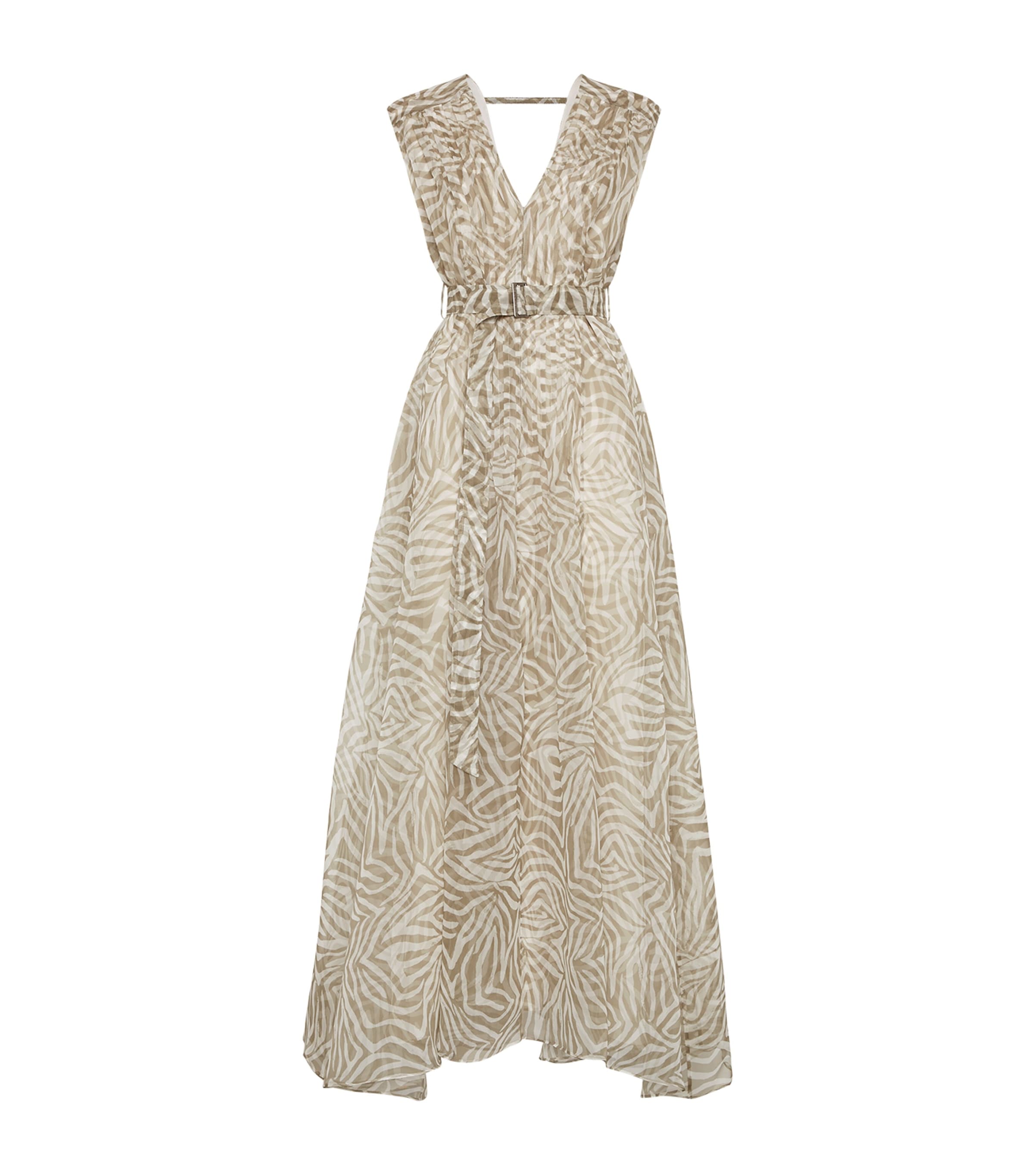 ワンピース Brunello Cucinelli Dress BRUNELLO CUCINELLI Bead-embellished twill midi dress | NET-A