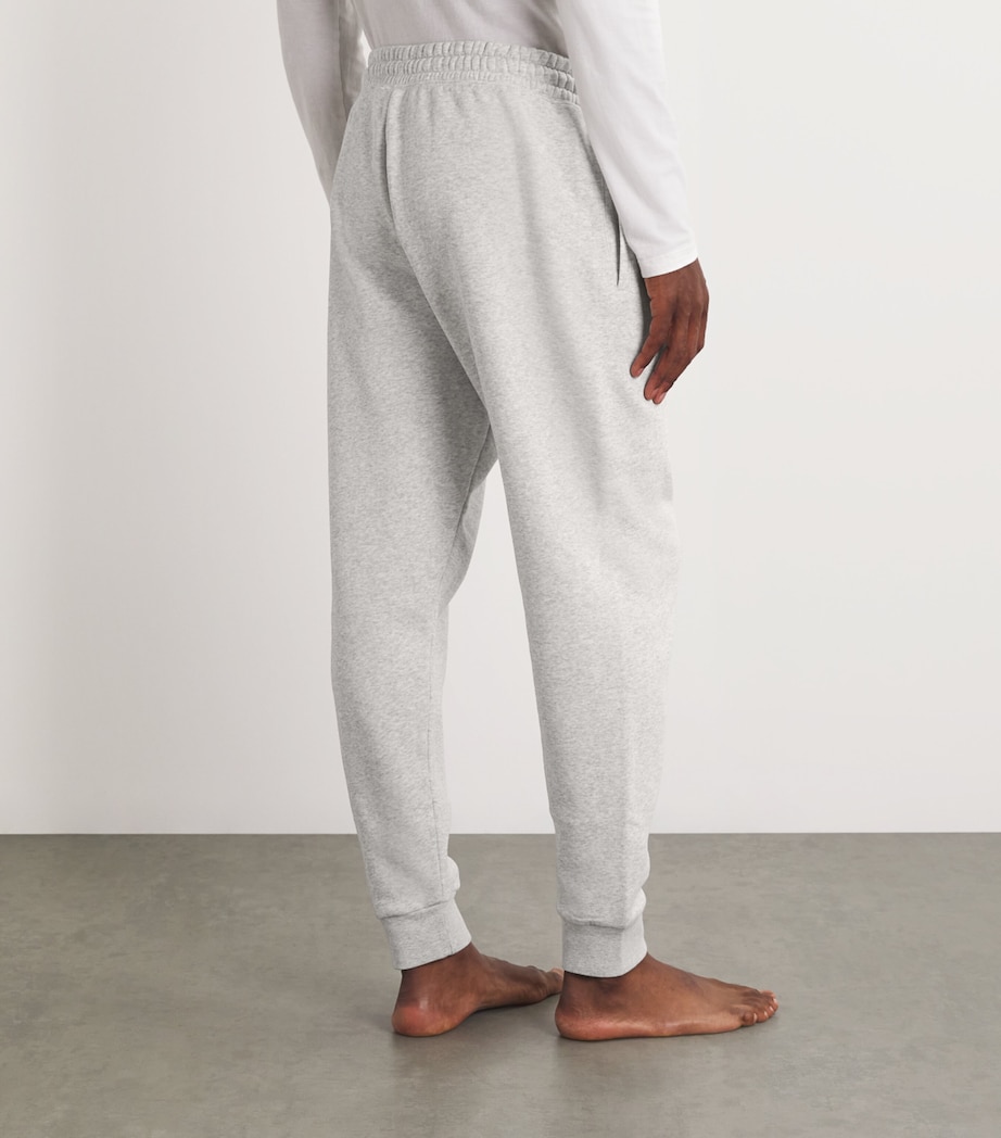 Fleece Lounge Tapered Sweatpants LIGHT HEATHER GREY Image 4