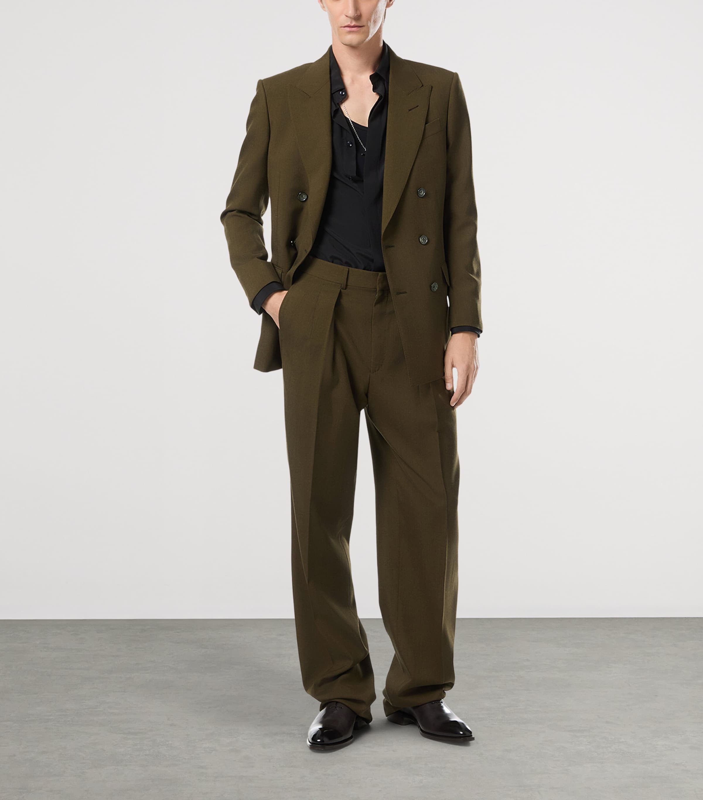 Wool-Cashmere-Silk Blazer GAV Image 4