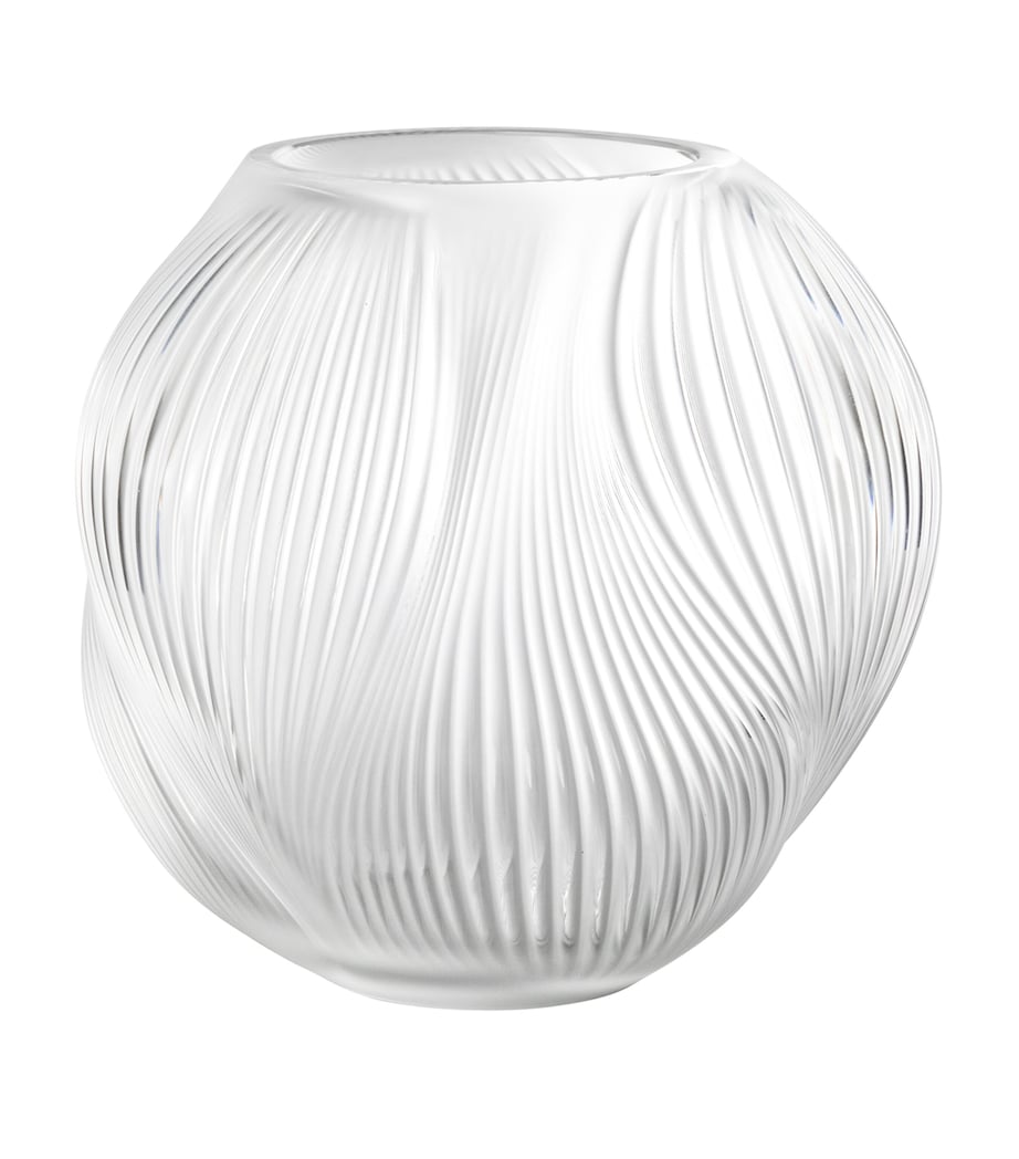 Lalique Small Crystal Alizé Vase (17cm) Incolore Image 1
