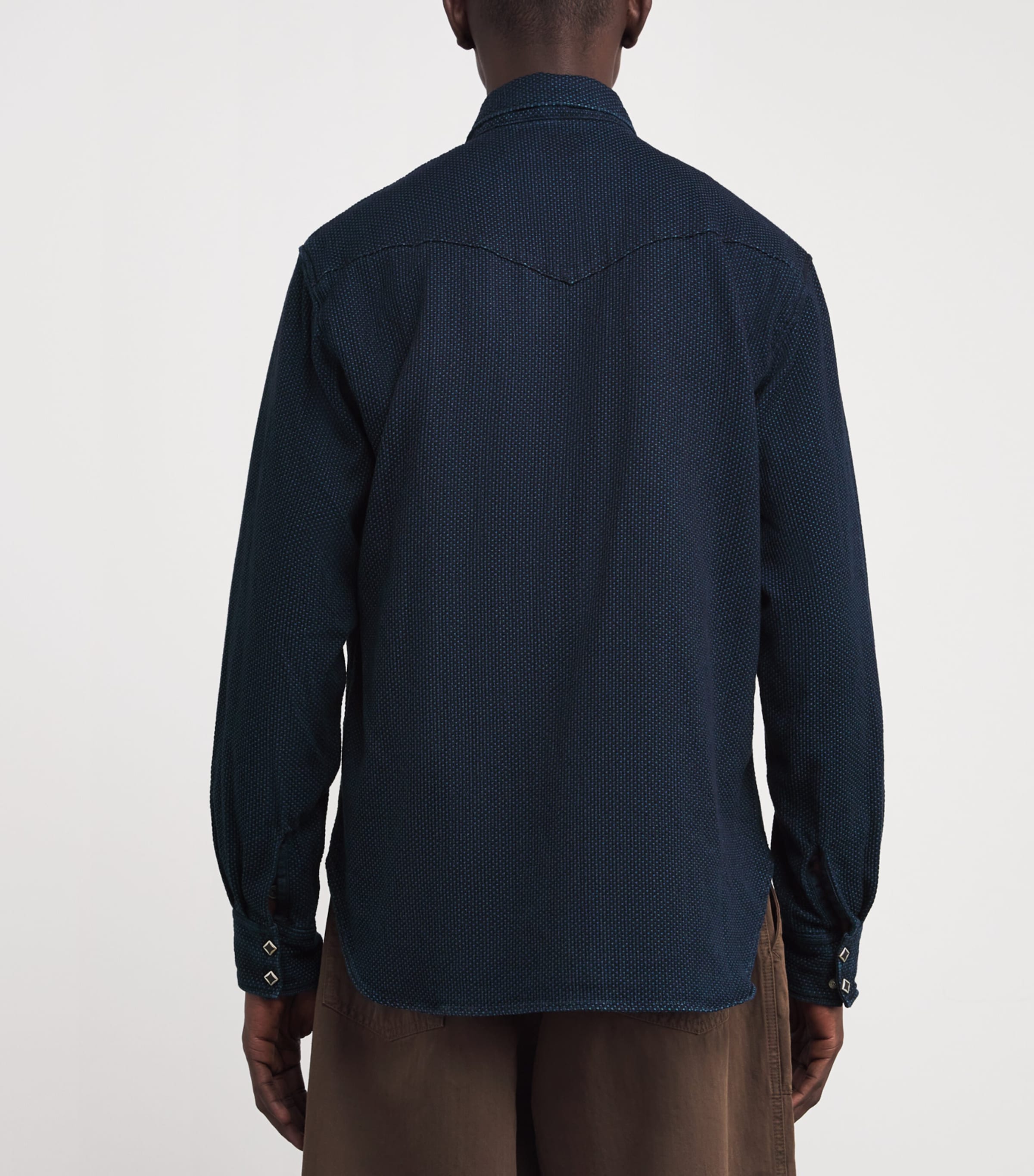 Cotton Woven Overshirt IDG Image 4