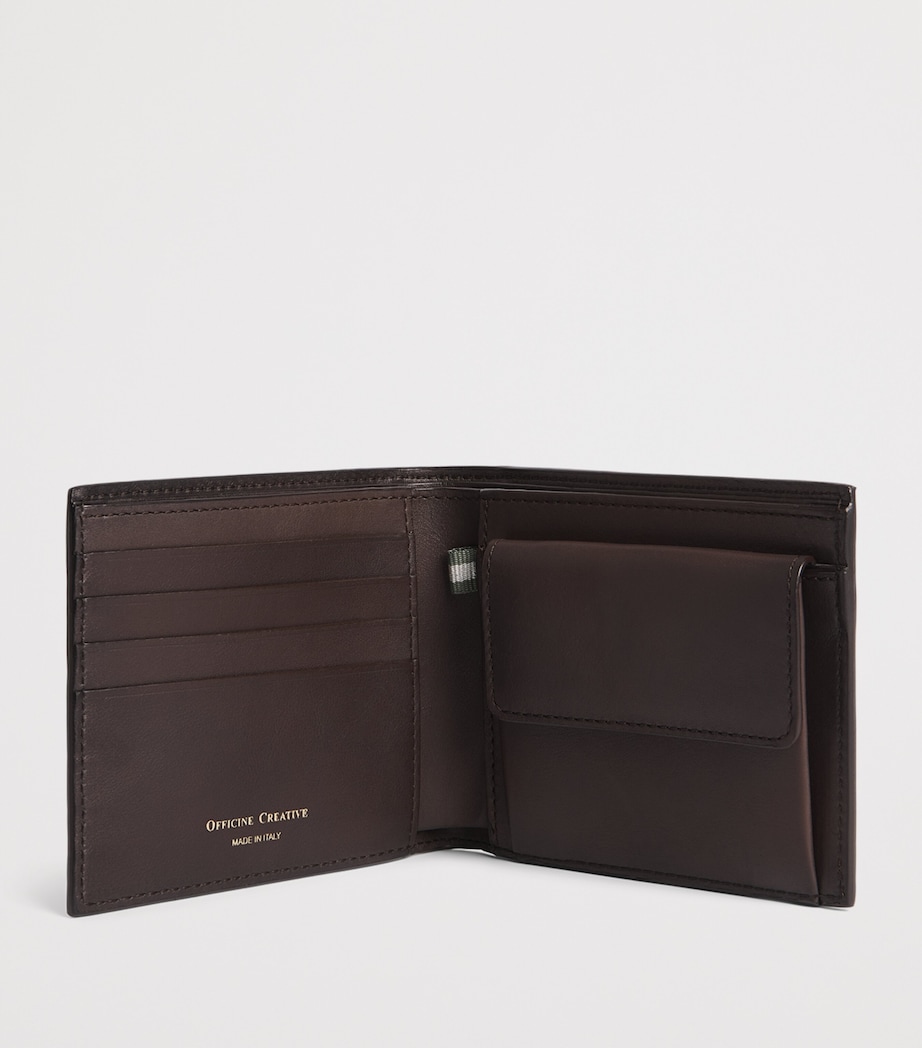 Officine Creative Leather Bifold Wallet Moro Image 2