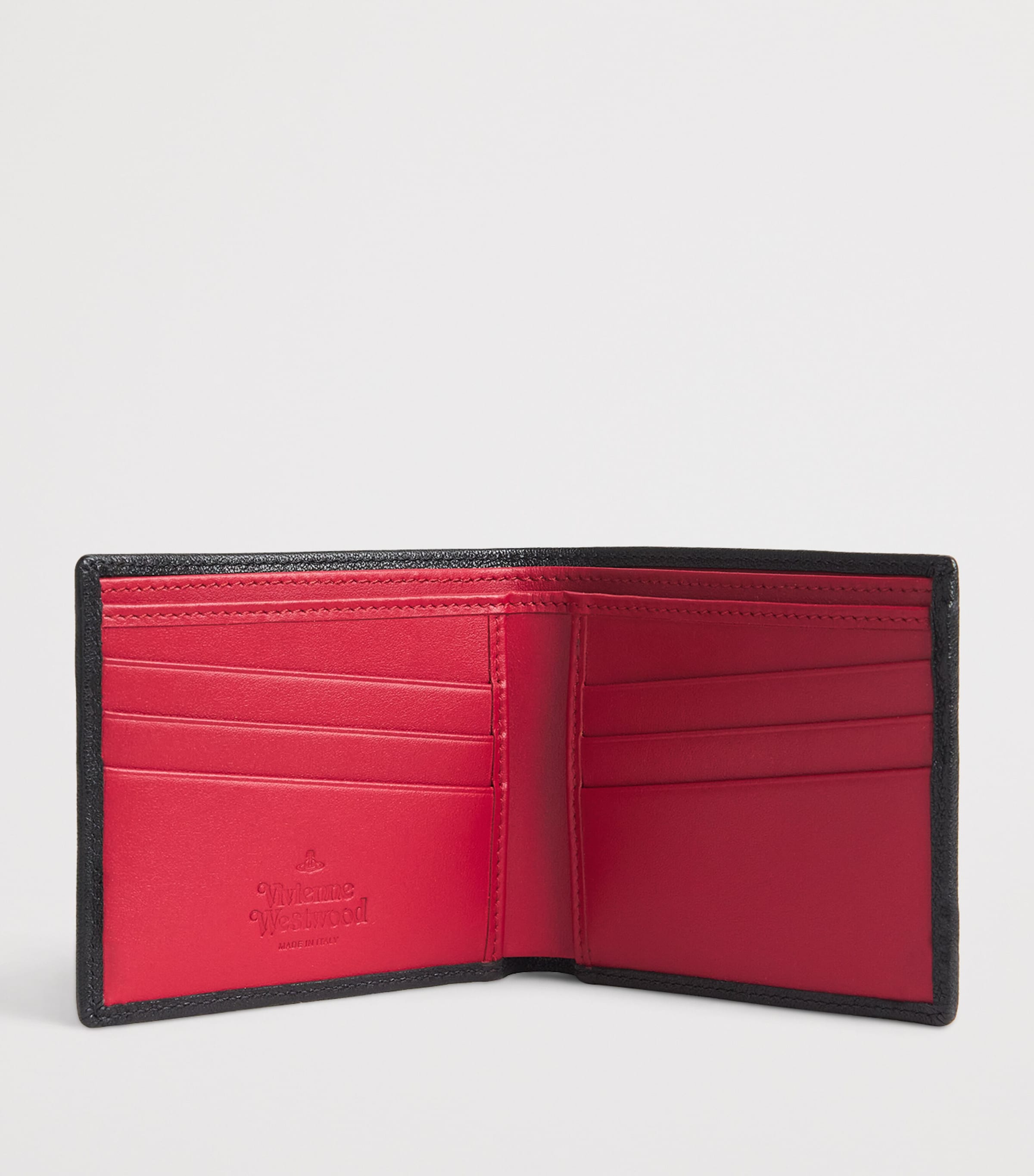 Vivienne Westwood Supple Leather Bifold Wallet Black Image 2