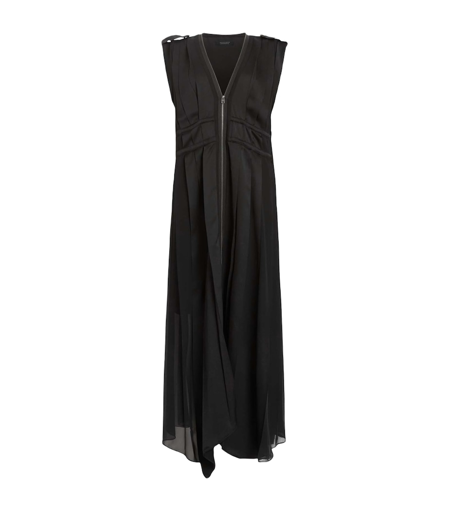 Satin Amala Dress BLACK Image 1