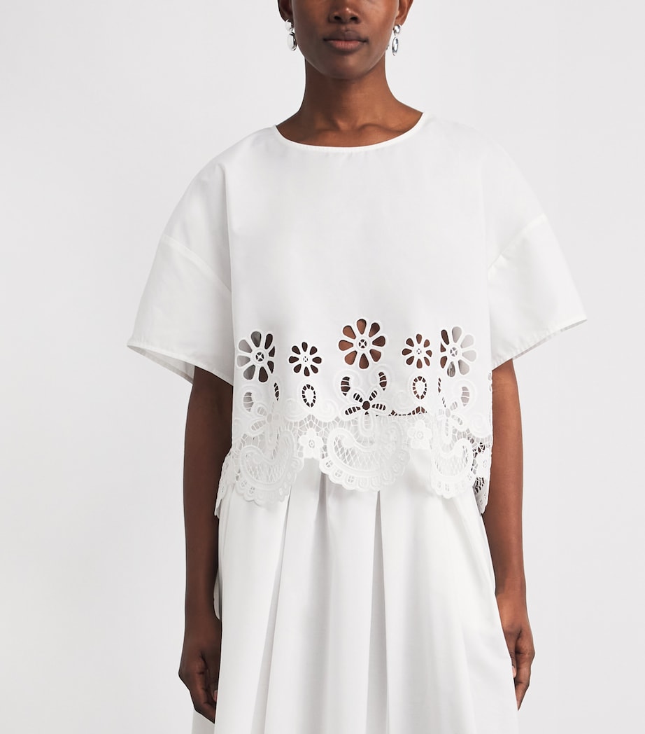 Stylein Womens Eyelet Jassira Blouse White Image 4
