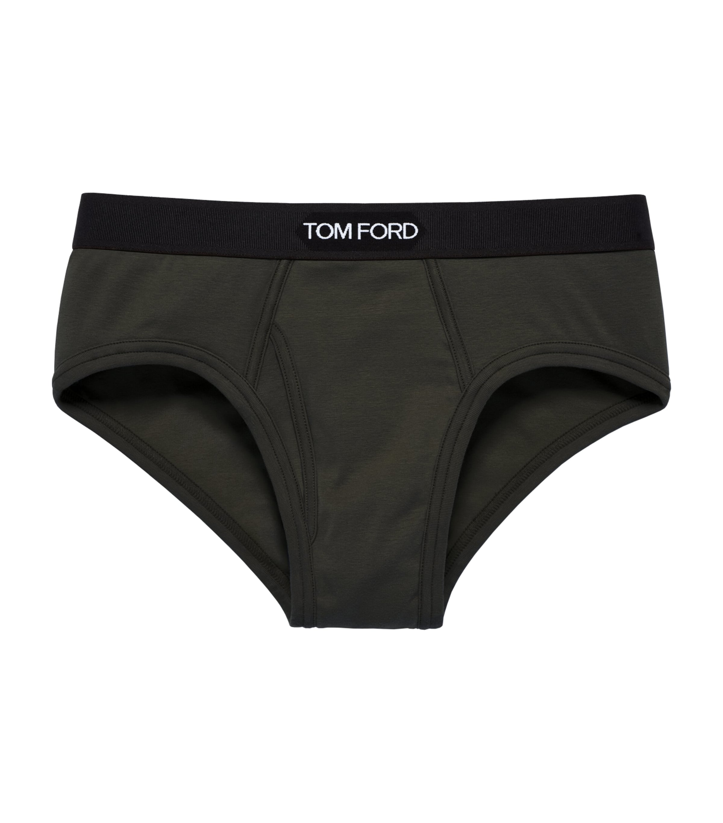 TOM FORD Stretch-Cotton Logo Briefs | Men Clothing | Socks & Underwear | Boxers & Briefs | Designers | Tom Ford