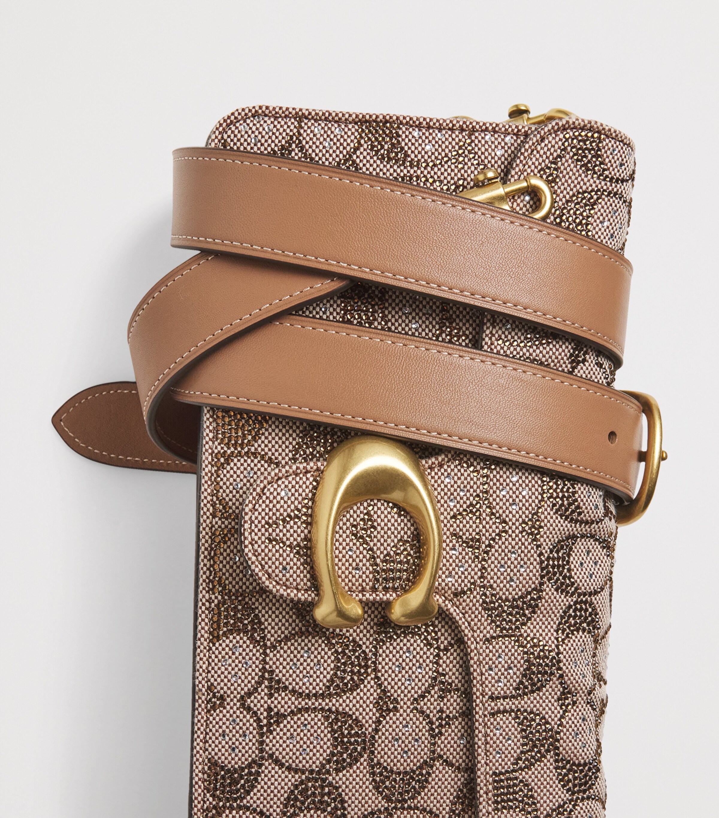 Coach Canvas Embellished Tabby 26 Shoulder Bag Image 6