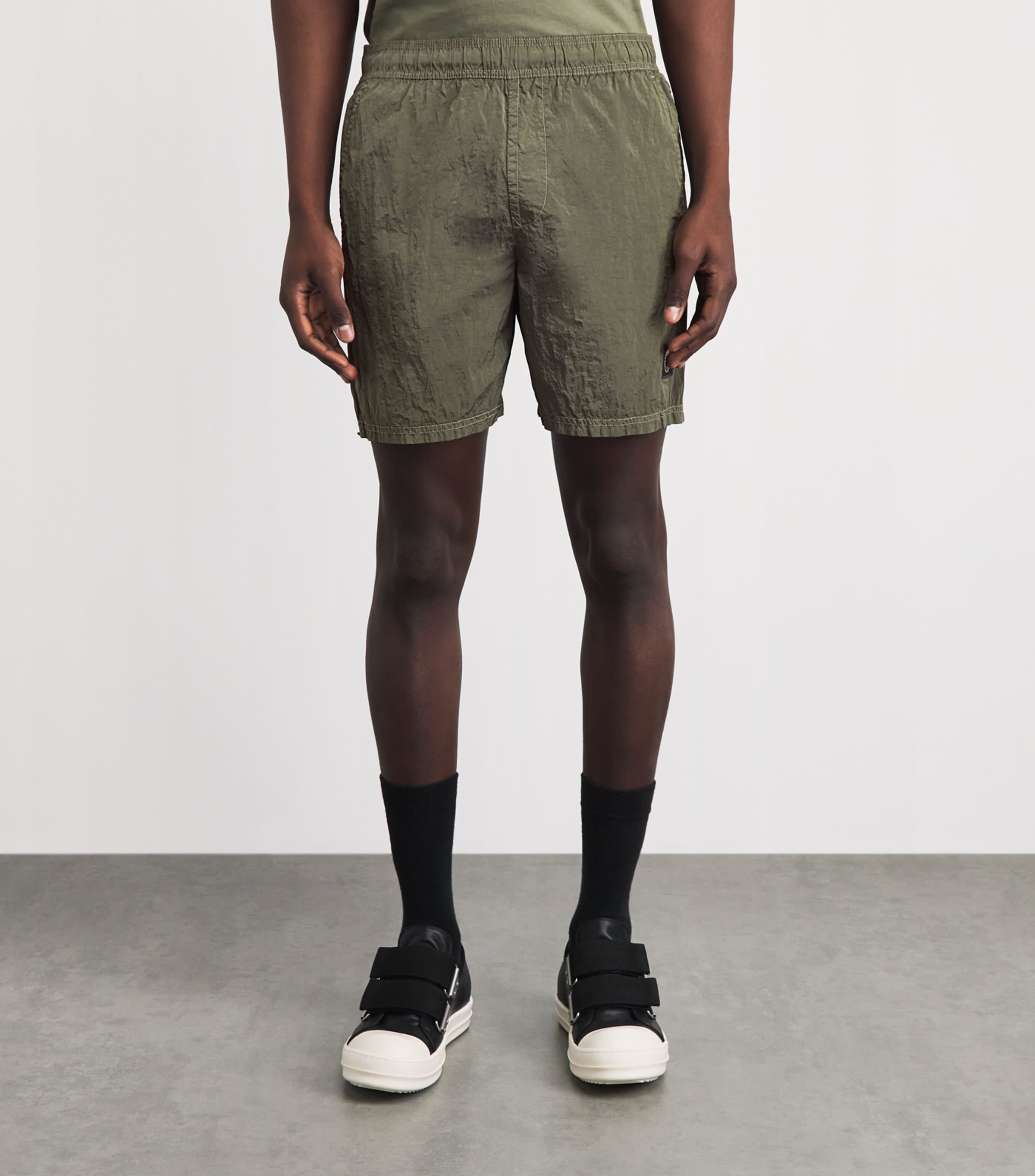 Stone Island Mens Recycled Logo Swim Shorts Image 4