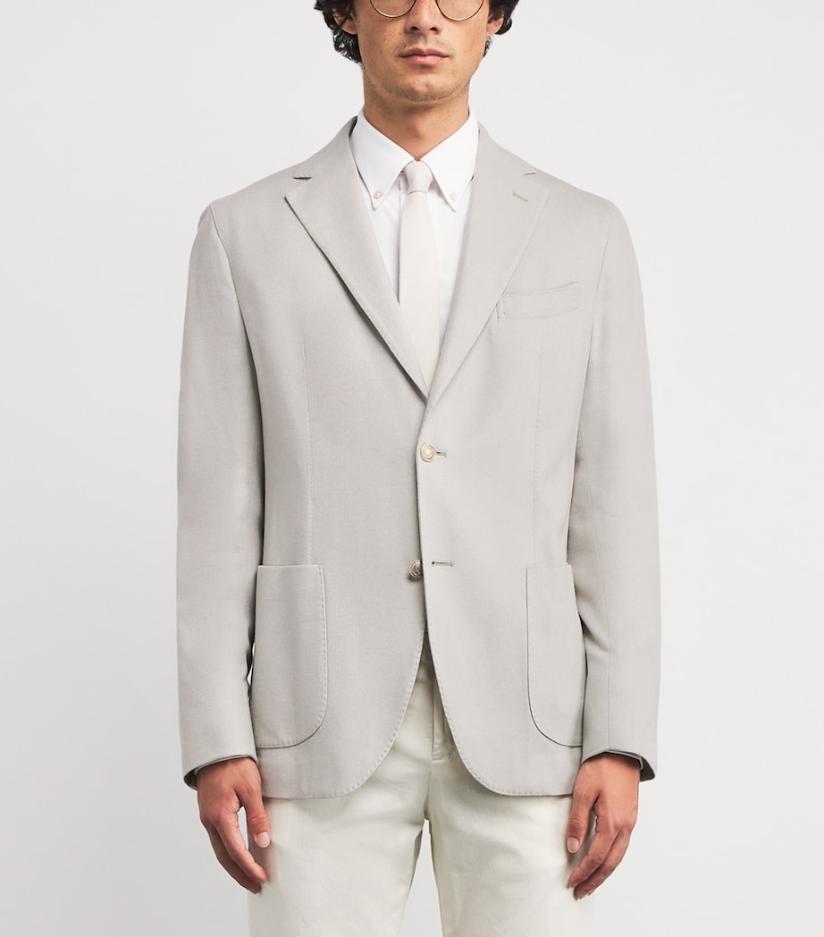 Wool Blazer MILITARY GREEN Image 3