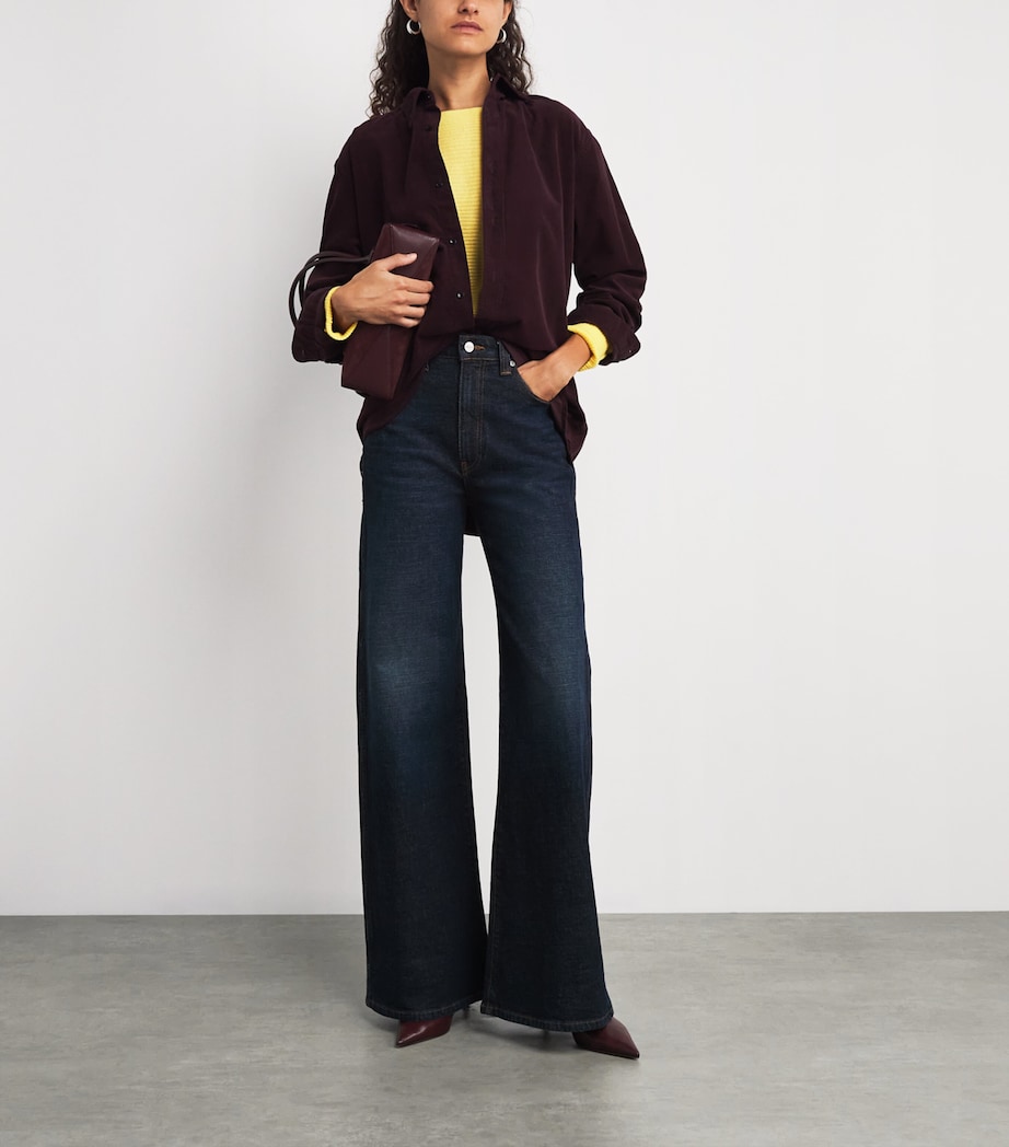 Wool-Alpaca-Blend Ribbed Sweater YELLOW Image 2