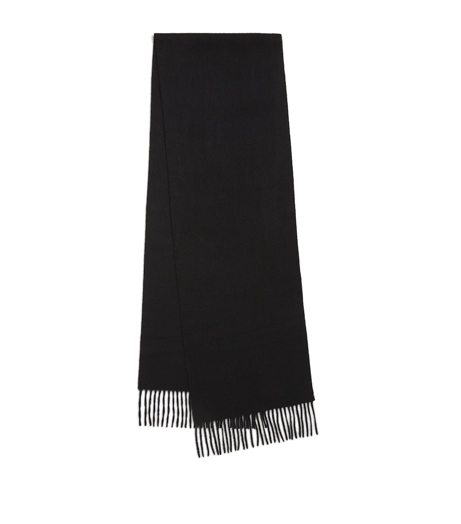 Harrods Mens Cashmere Scarf Coal Image 1