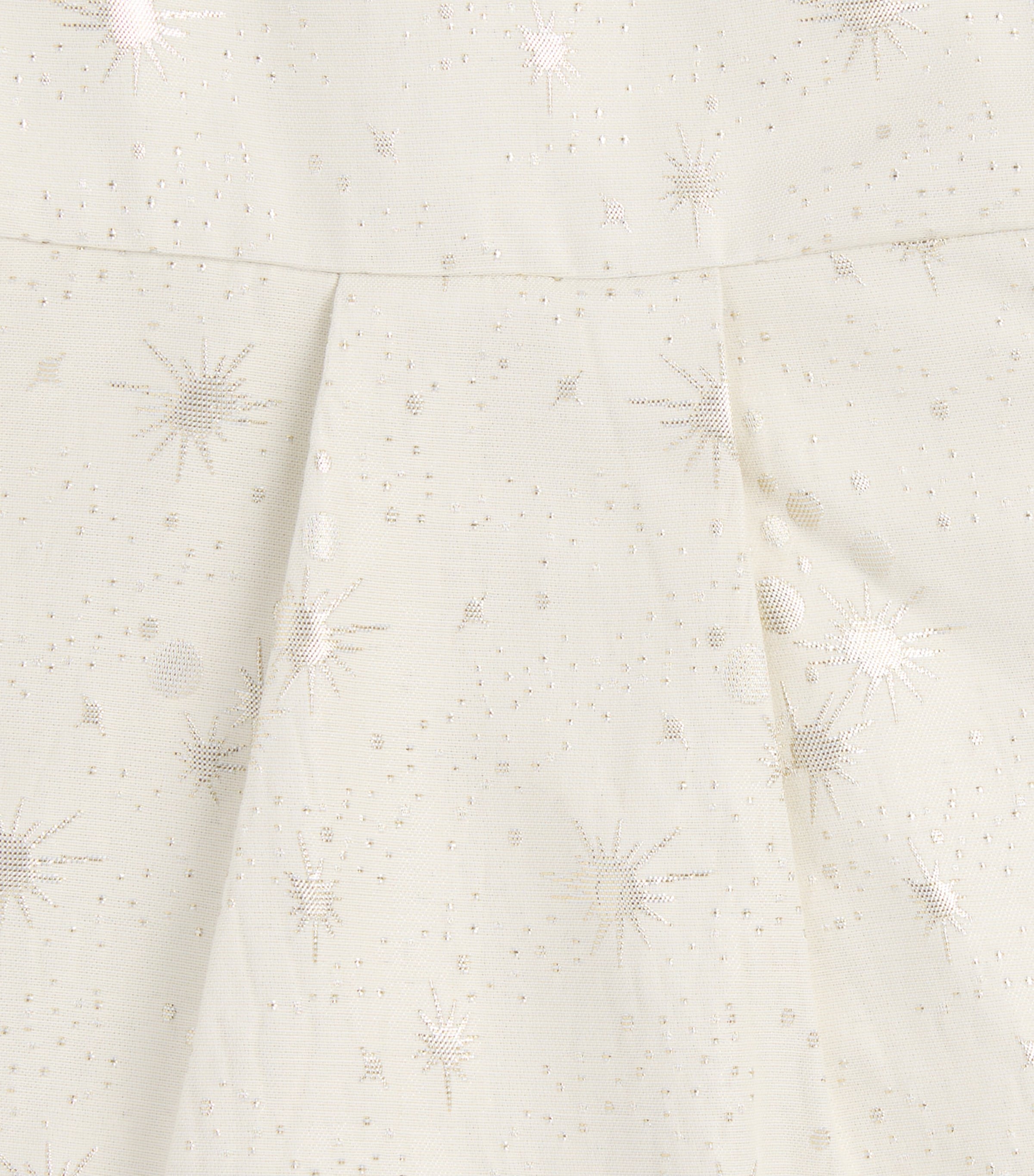 Tartine et Chocolat Star-Pattern Dress (3-10 Years) Nacre Image 2