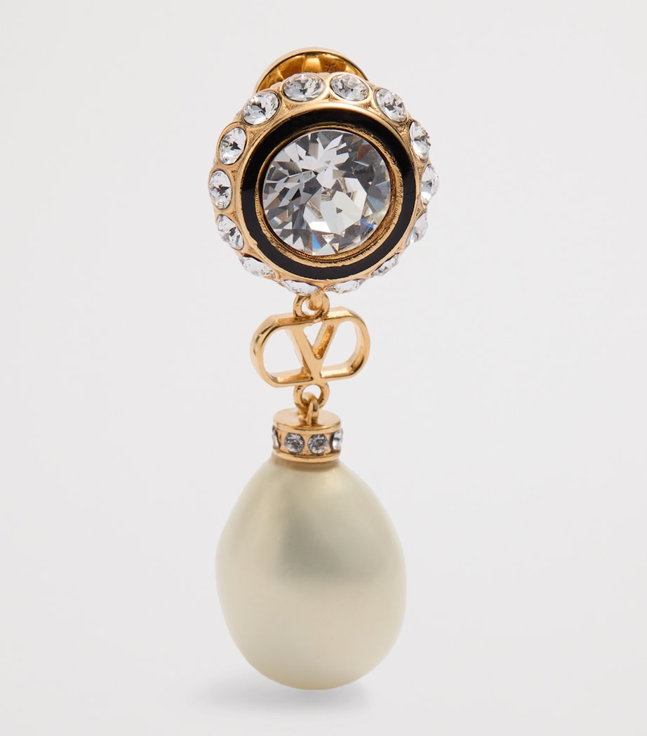 VLogo Signature Pearl Earrings RFR Image 3