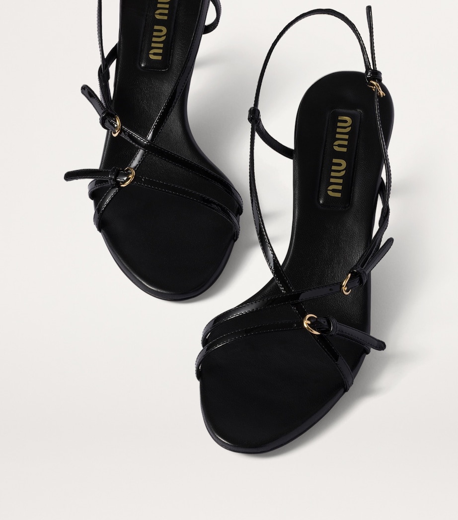 Patent Leather Heeled Sandals 55 F0002 Image 3