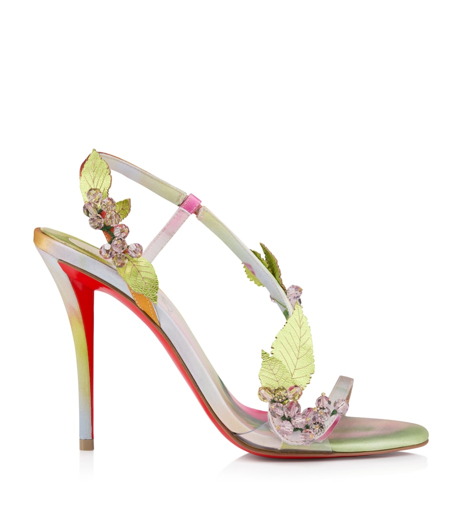 Christian Louboutin Rosa Z Fruit Satin Sandals 100 Image 1