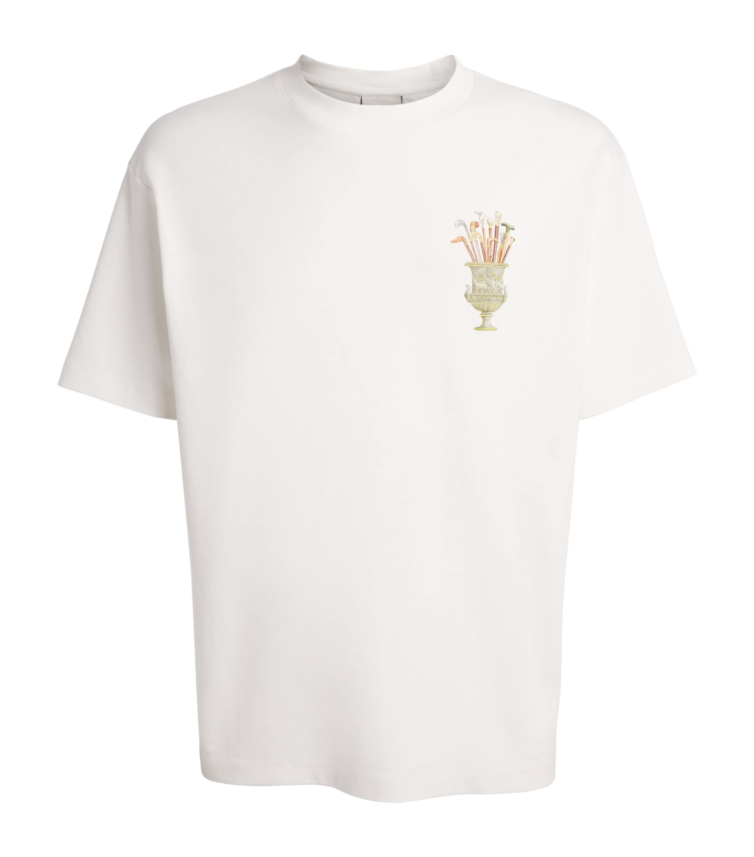 Drôle De Monsieur Mens Cotton Cannes T-Shirt Off White Image 1