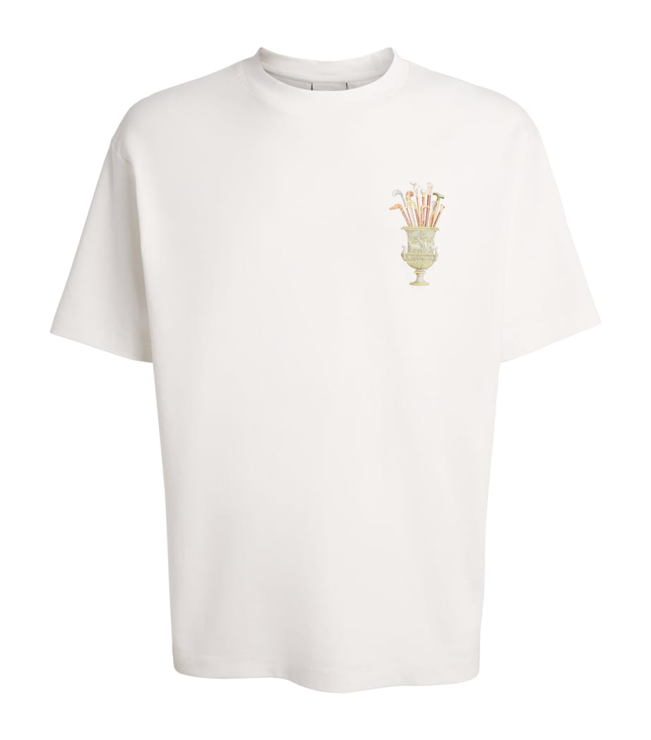 Drôle De Monsieur Mens Cotton Cannes T-Shirt Off White Image 1