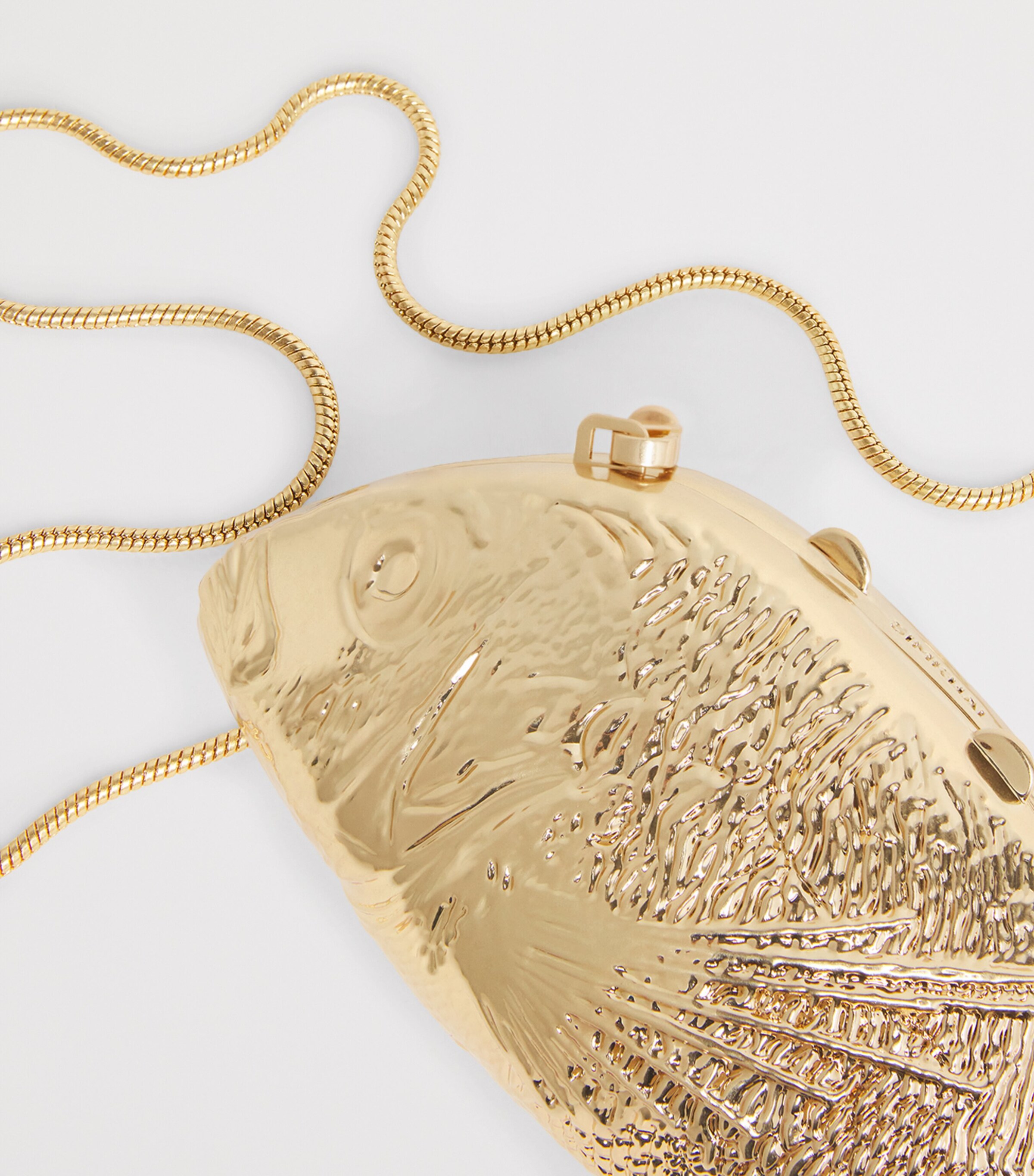 Simkhai Metal Splash Clutch Bag Gold Image 6