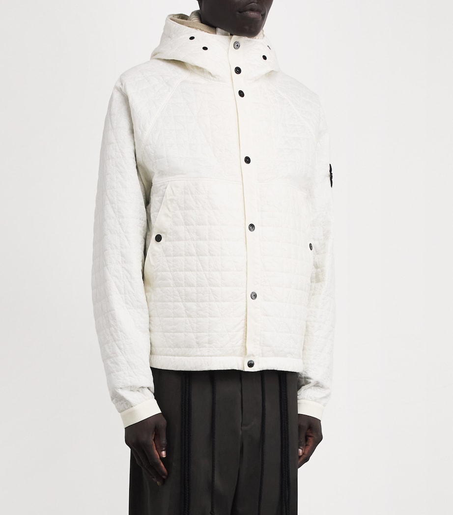 Nylon Quilted Bomber Jacket V0093 Image 3