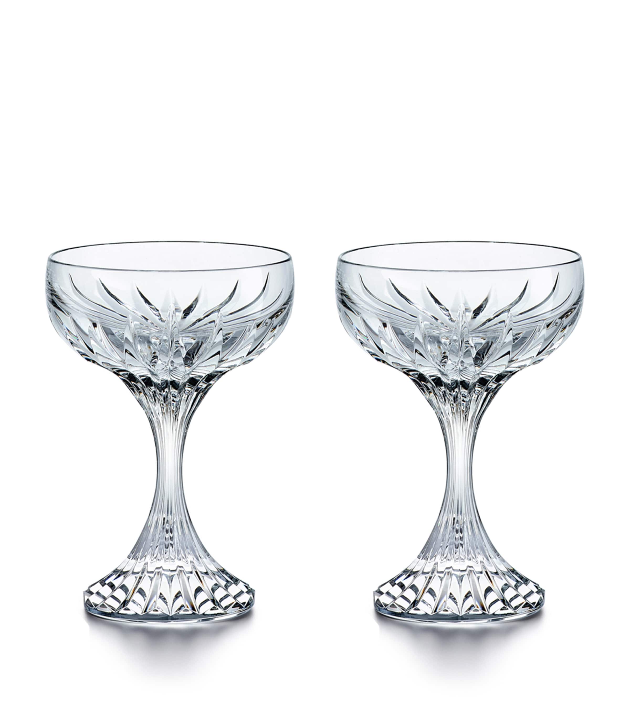 Baccarat Massena Champagne Coupe, Set Of 2 In Clear