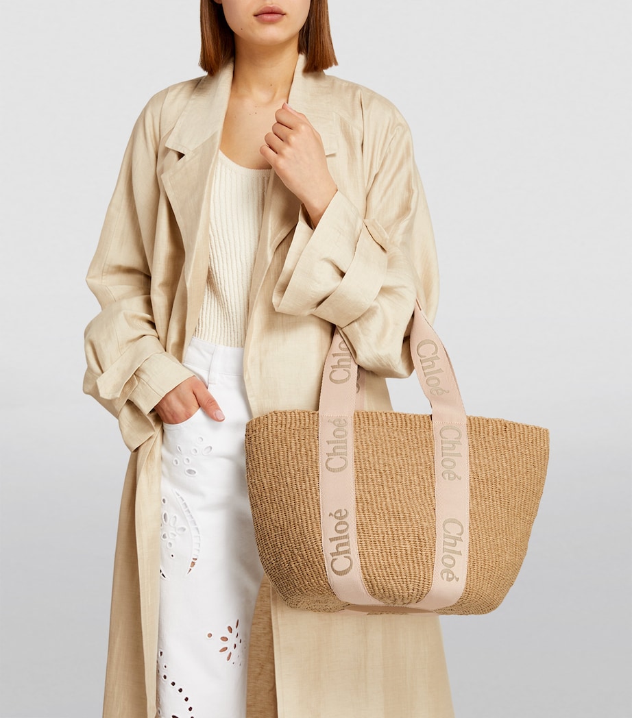 Large Woody Basket Bag BLUSHY BEIGE Image 4