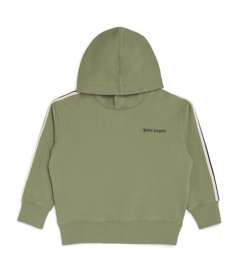 Cotton Track Hoodie (4-12+ Years) 5610MILITRY GRN-BLCK Image 1
