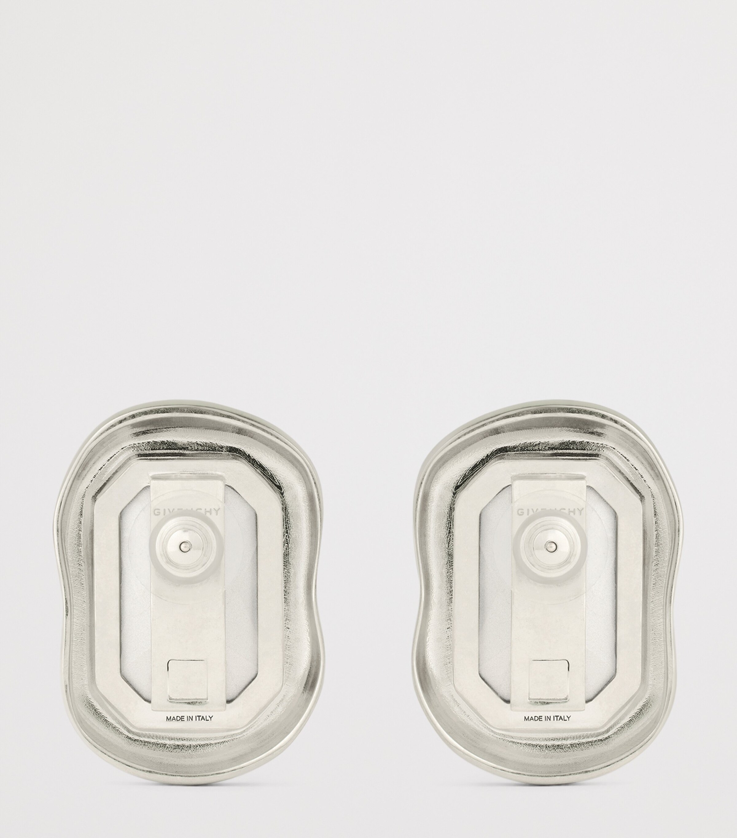 Embellished Sculptural Earrings ANTIC SILVERY Image 3