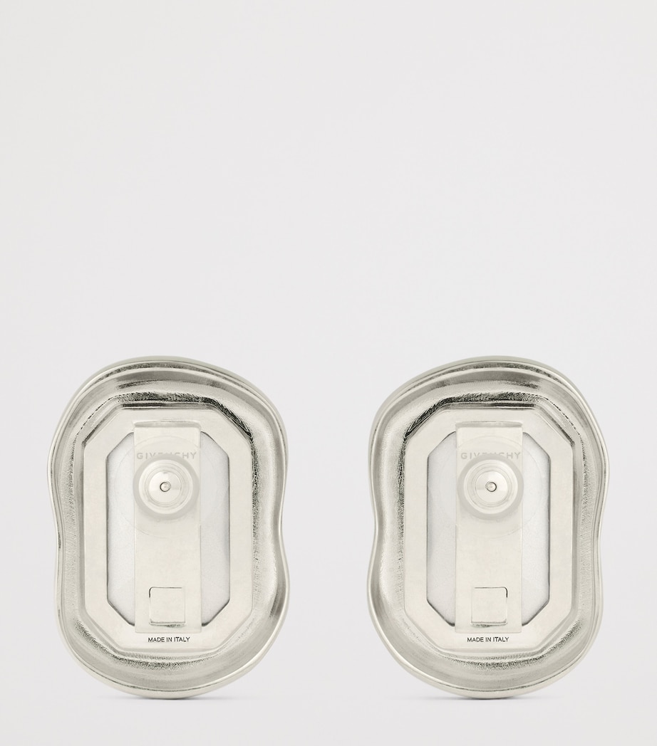 Embellished Sculptural Earrings ANTIC SILVERY Image 3