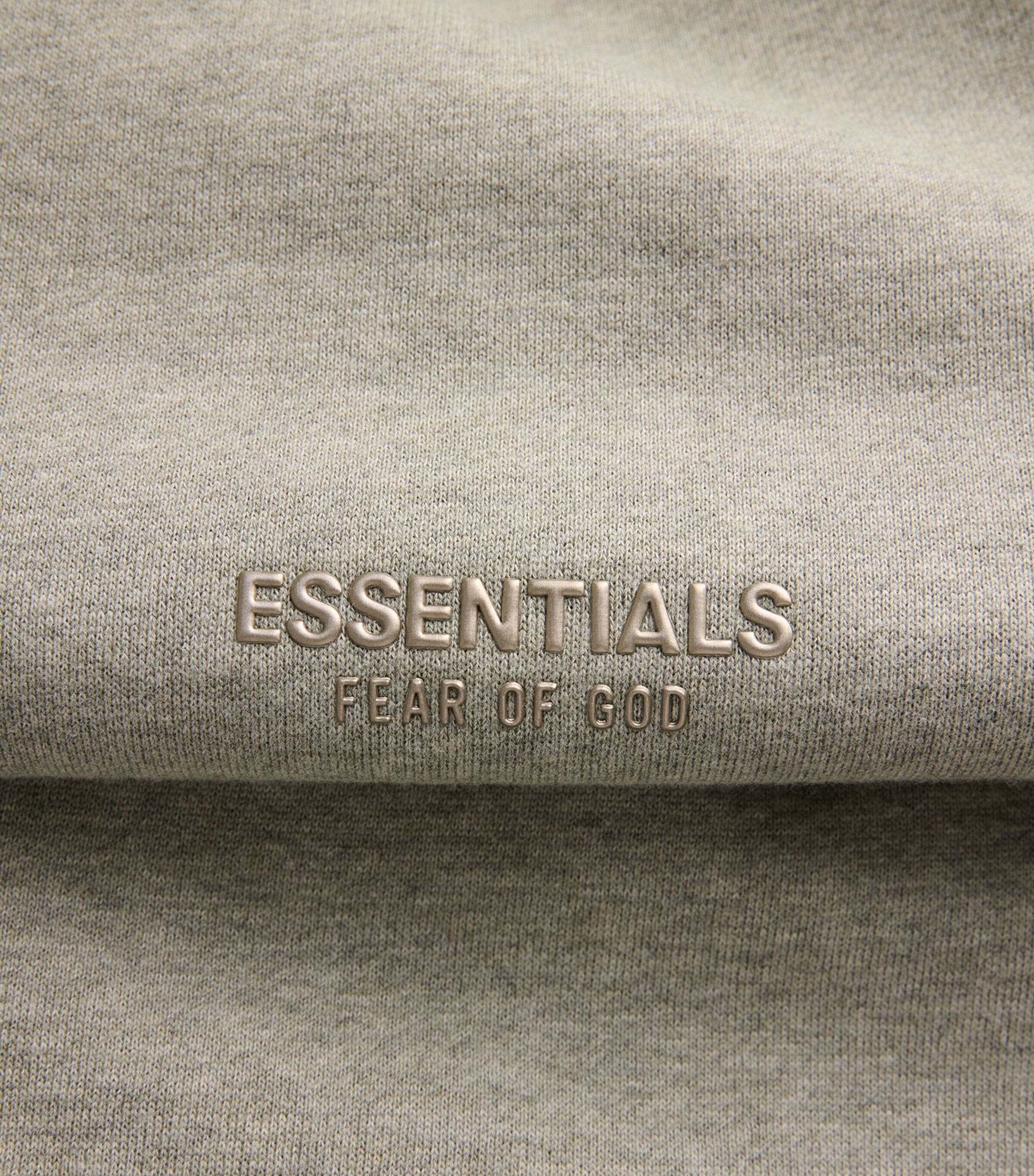 FEAR OF GOD ESSENTIALS Mens Cotton-Blend Vintage Sweatpants Concrete Heather Image 5