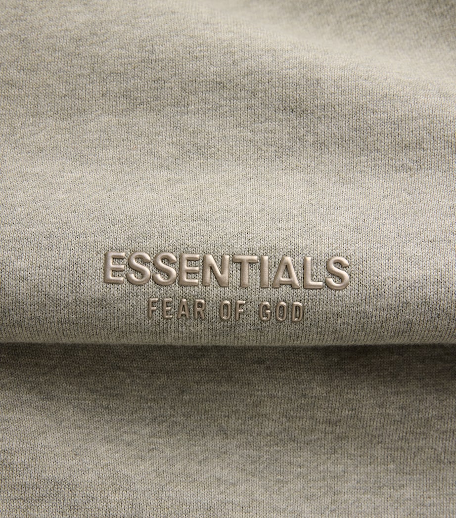 FEAR OF GOD ESSENTIALS Mens Cotton-Blend Vintage Sweatpants Concrete Heather Image 5