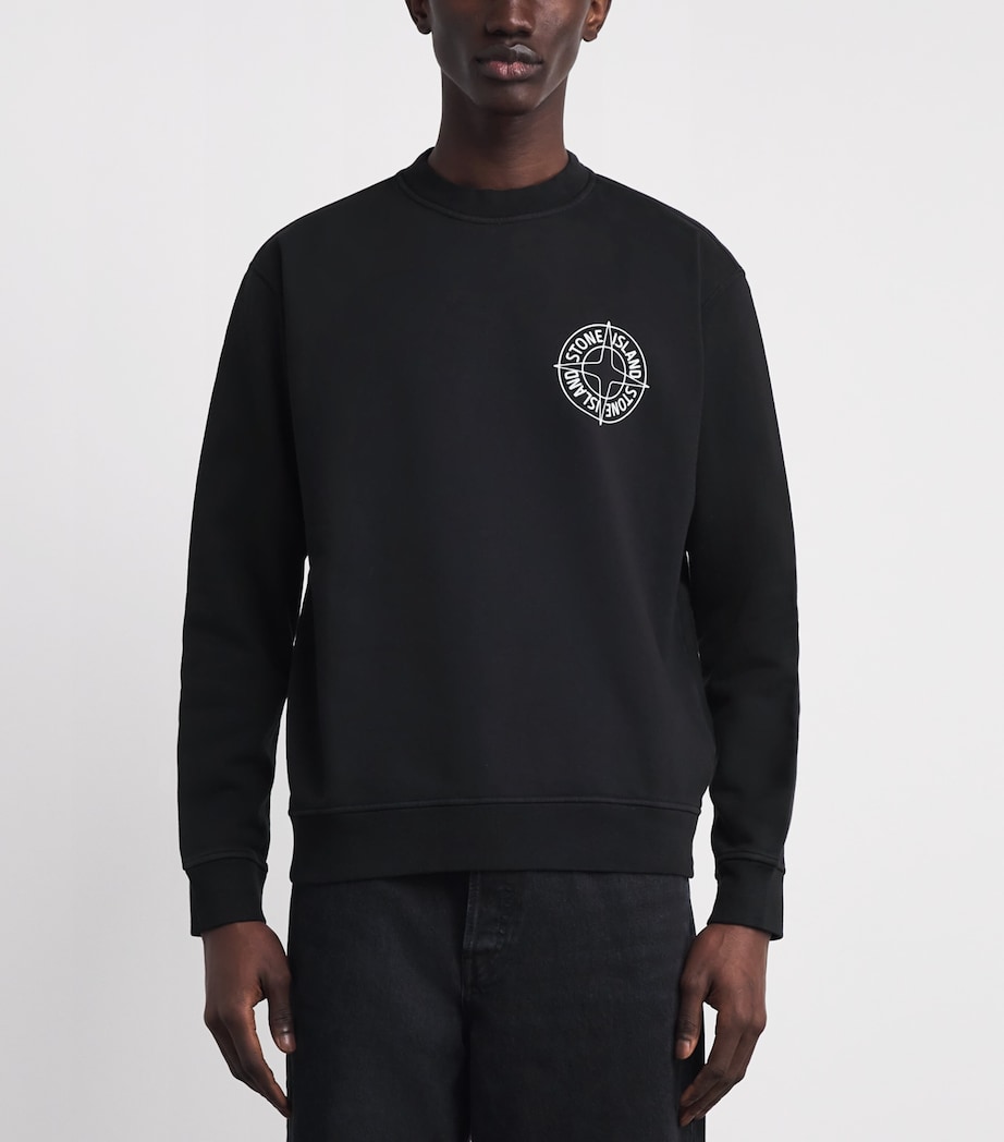 Cotton Compass Sweatshirt V0029 Image 3