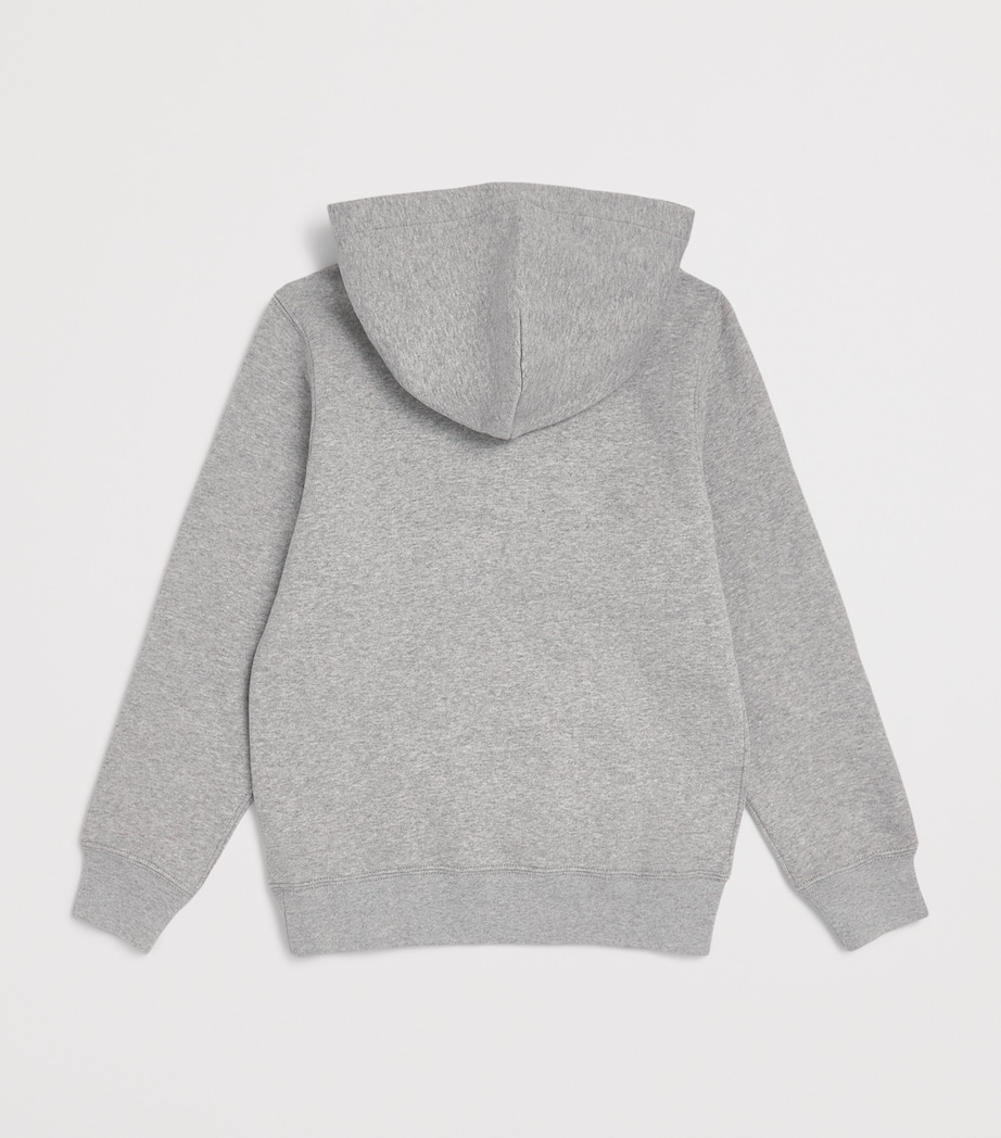 Ralph Lauren Kids Polo Pony Hoodie (4-14 Years) Andover Heather Image 2