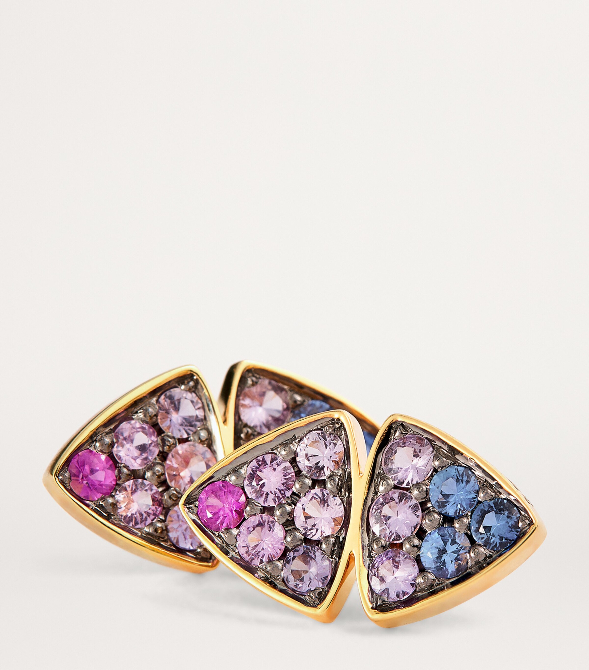 Yellow Gold and Sapphire Candy Sky Stud Earrings YELLOW GOLD Image 6