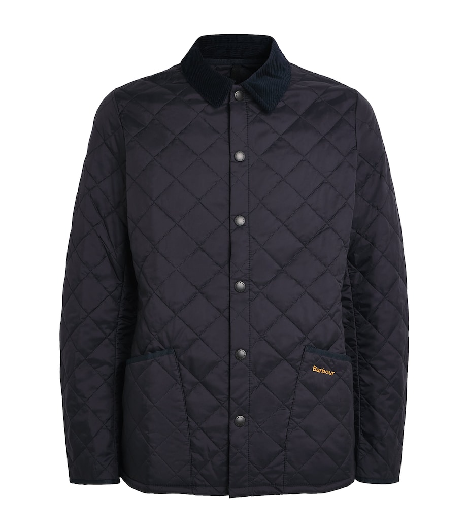 Barbour Mens Heritage Liddesdale Quilted Jacket Navy Image 1
