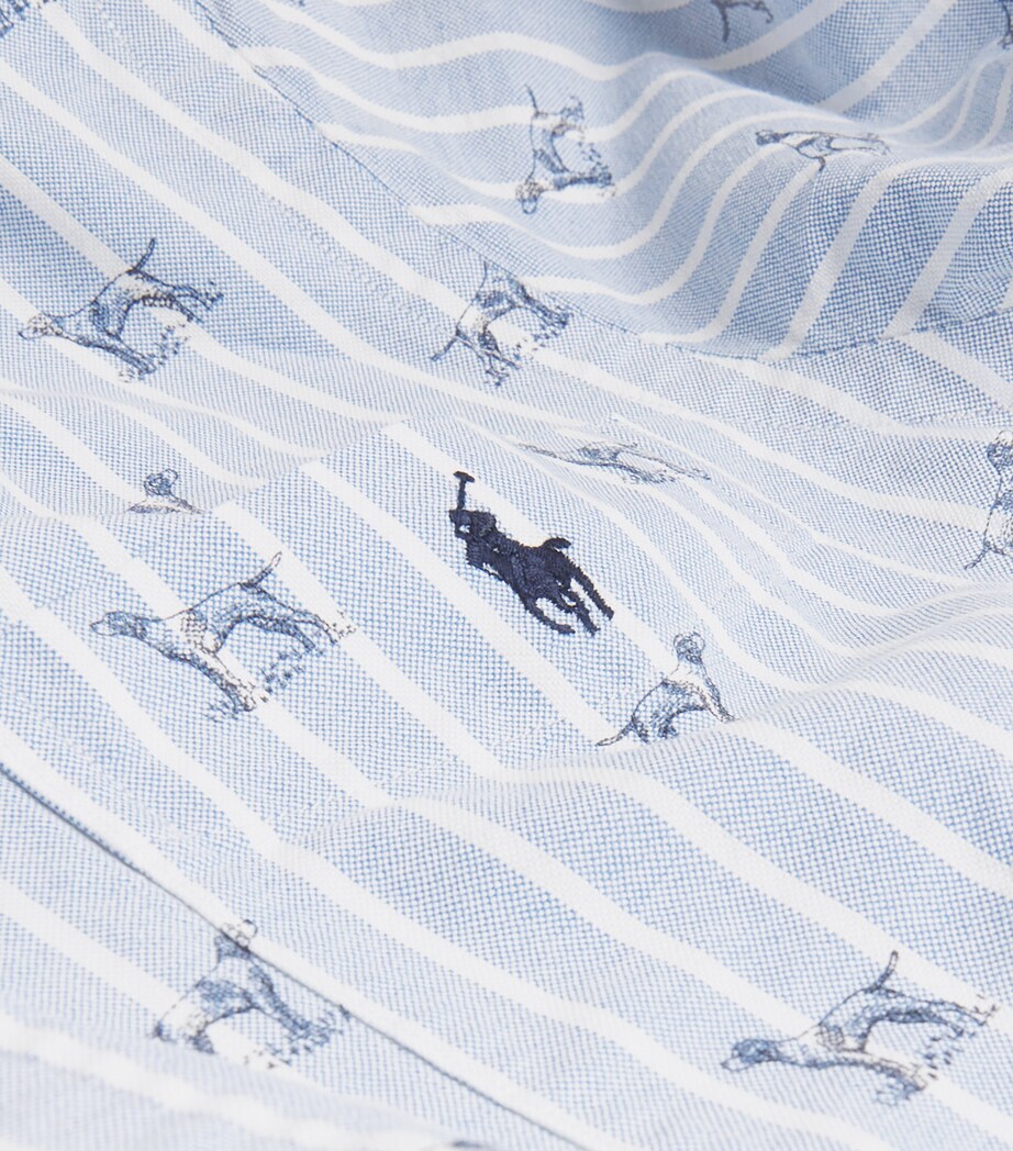 Cotton Oxford Dog Shirt BLUE Image 5