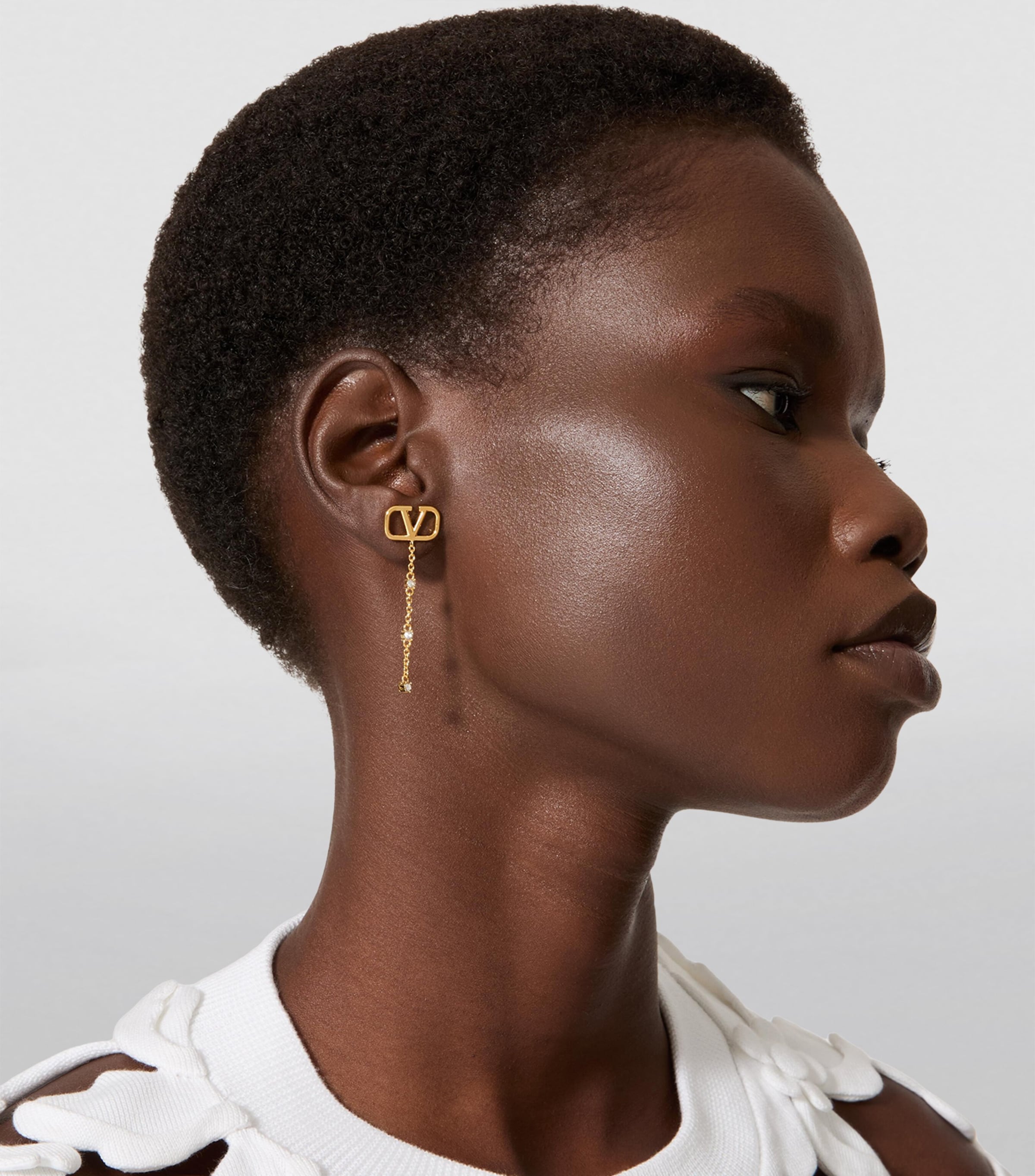 Valentino Garavani Mini VLogo Signature Earrings Image 4