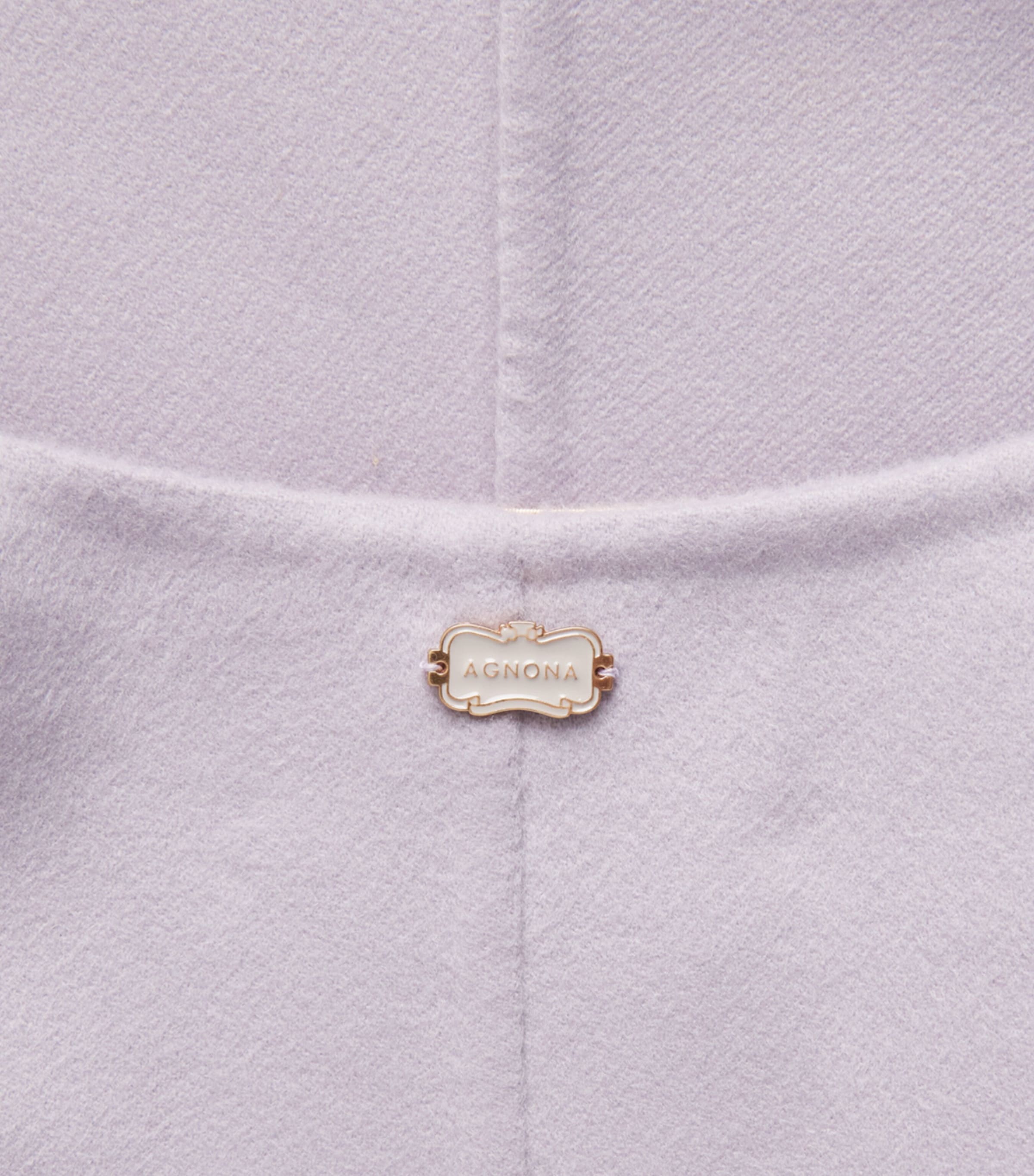 Agnona Womens Cashmere Belted Coat Lilac Mauve Image 6